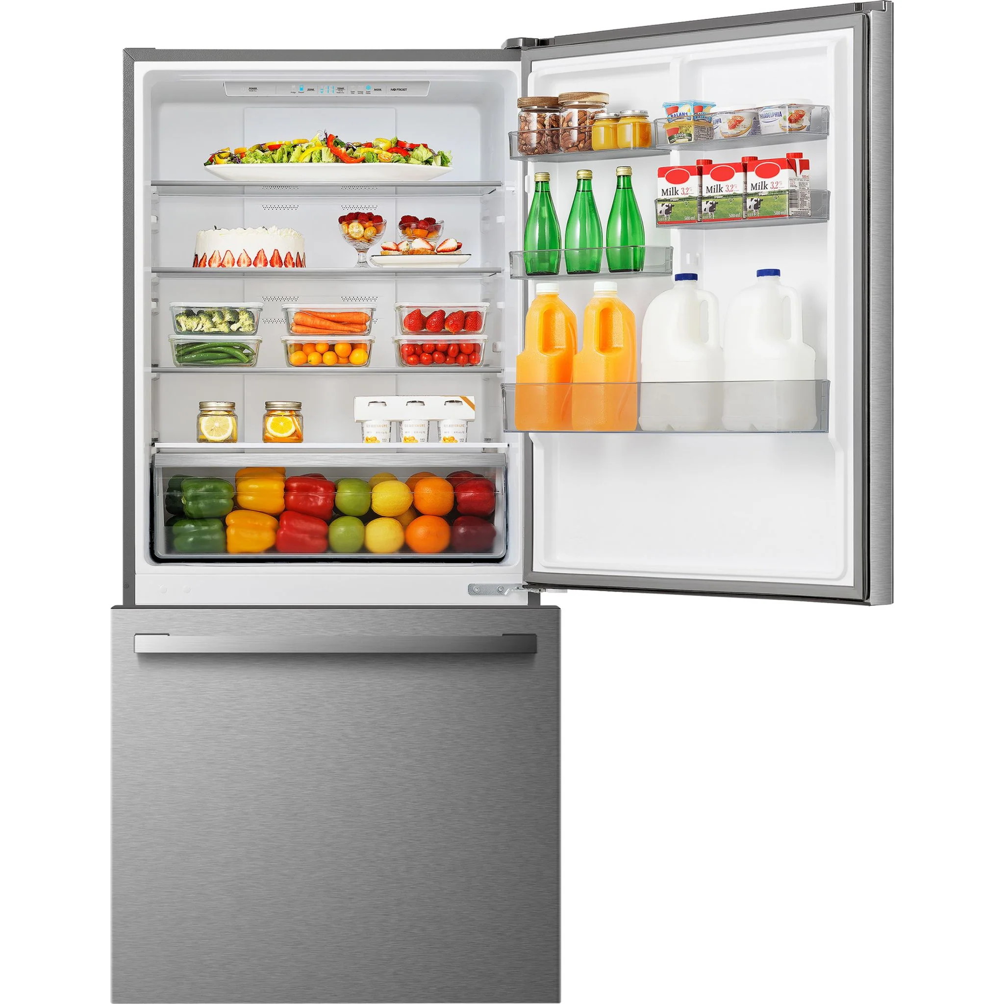 Hisense Bottom Mount Fridge (RB17A2CSE) - Titanium - Image 5