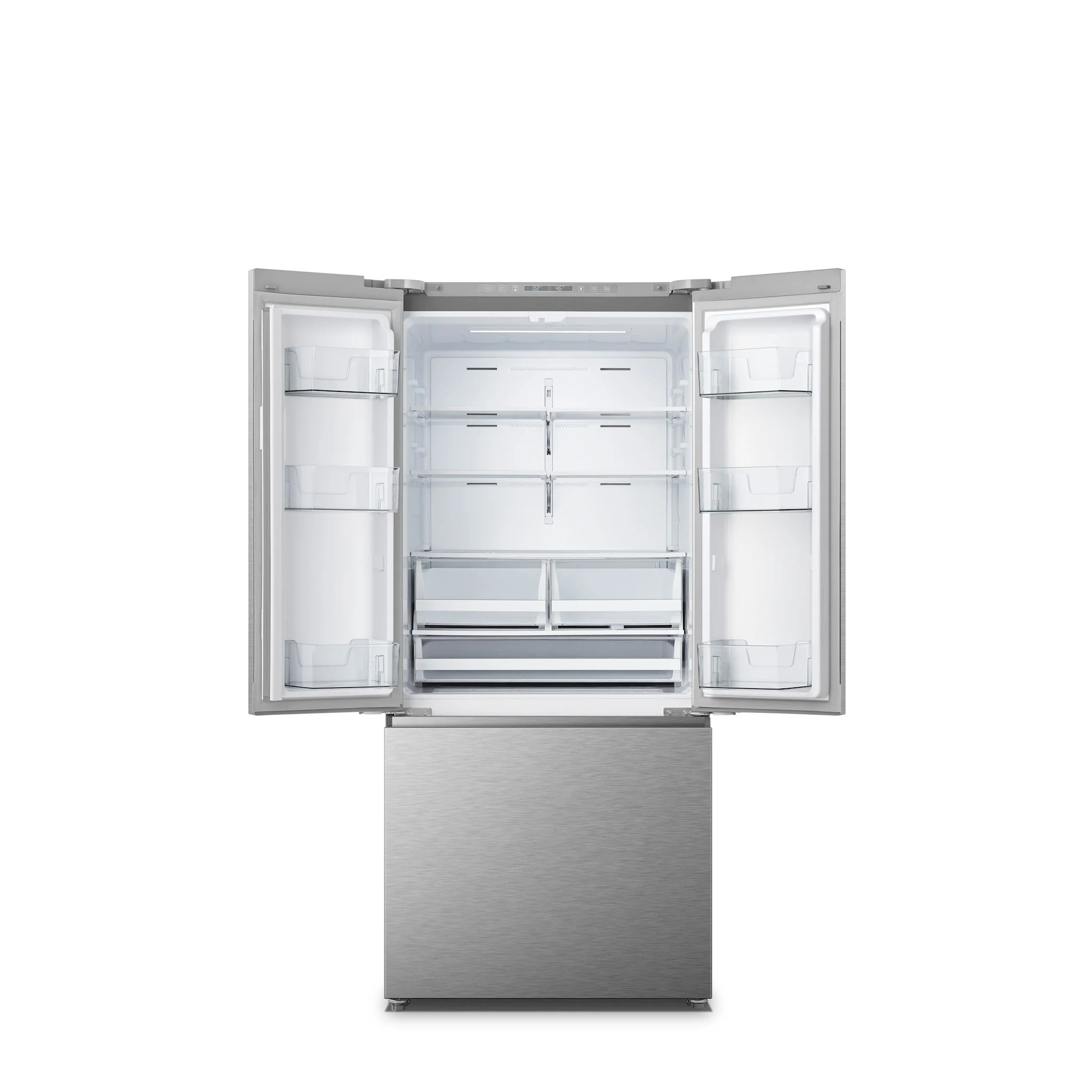 Hisense French Door Fridge (RF210N6ASE) - Stainless Steel - Image 2