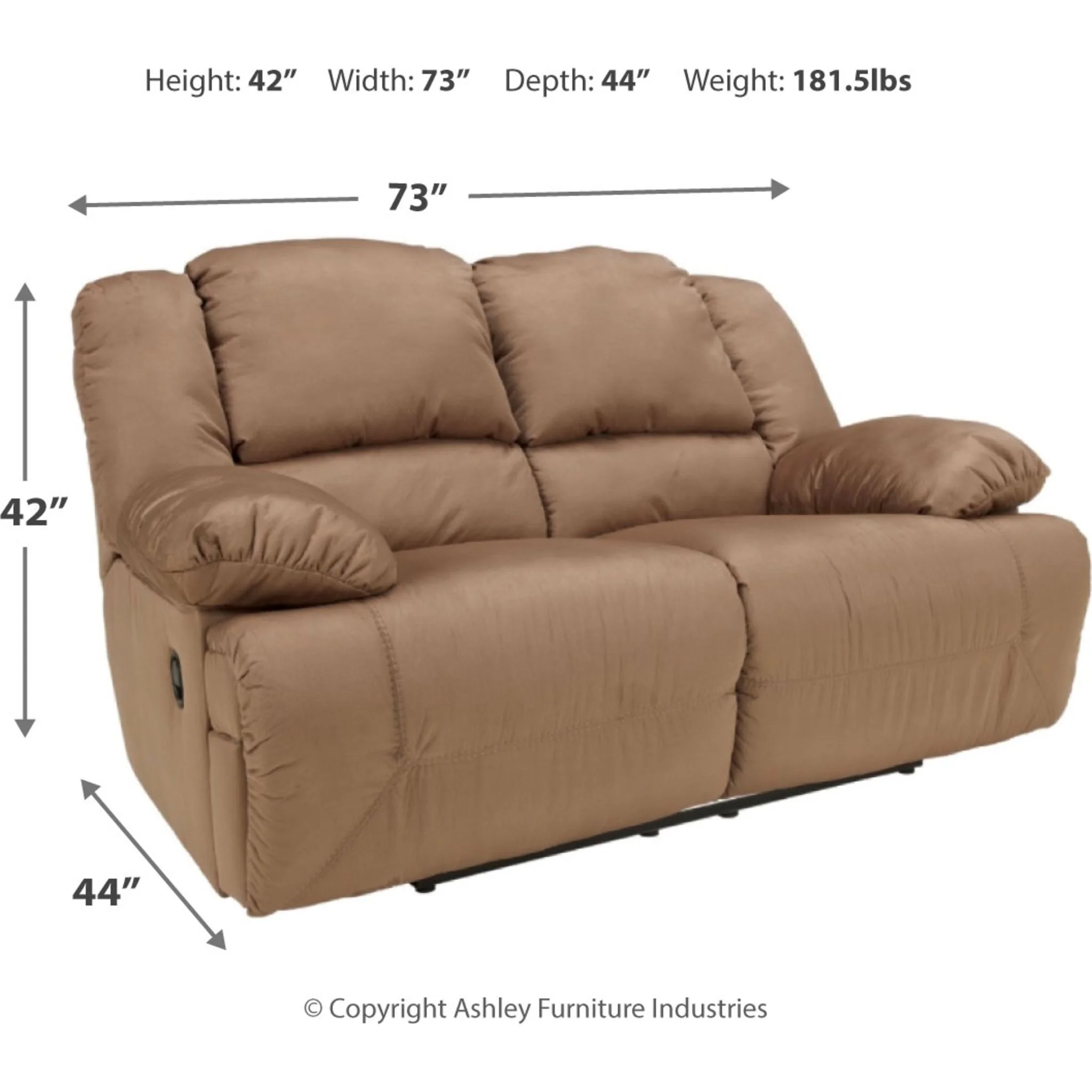 Hogan Reclining Loveseat - Image 4