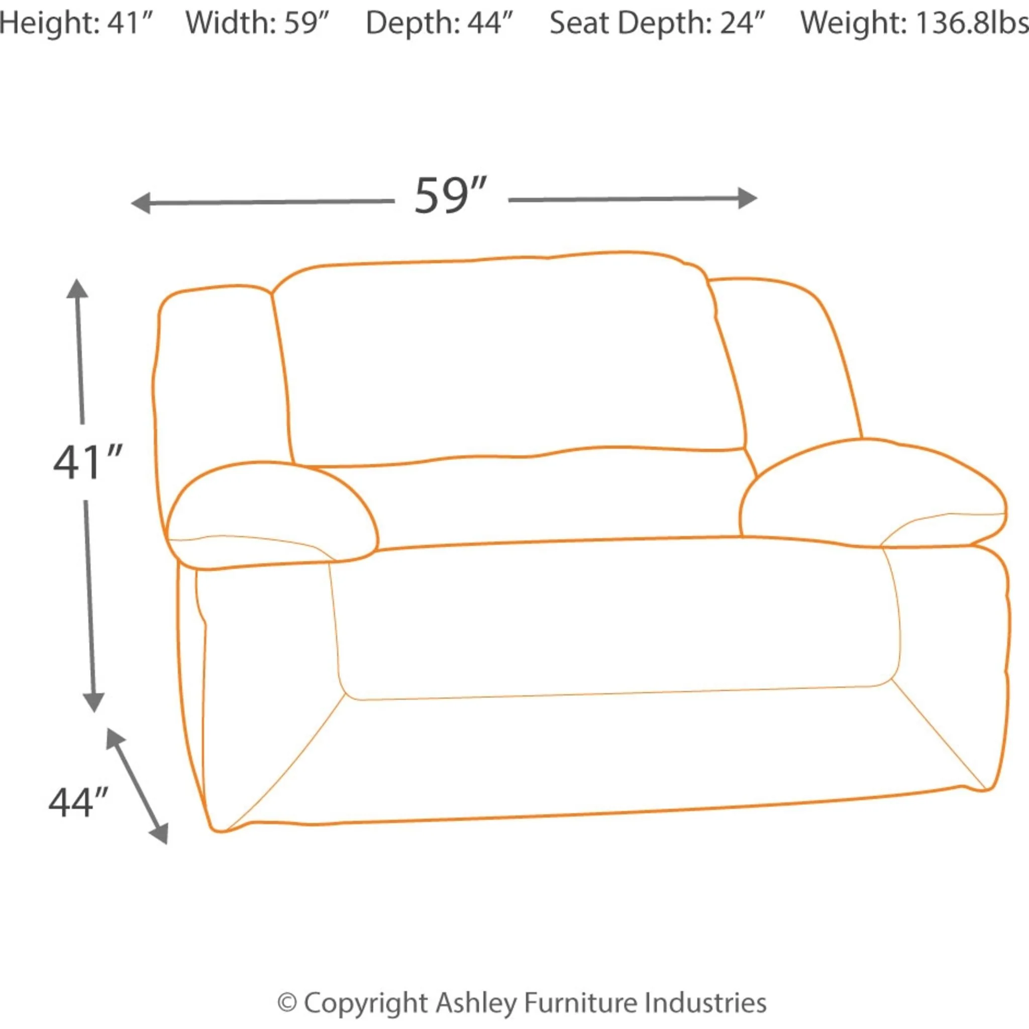 Hogan Zero Wall Wide Seat Recliner - Image 5