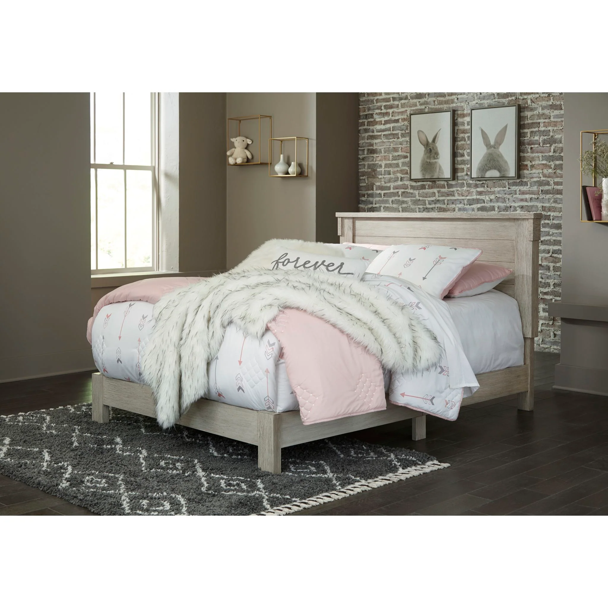 Hollentown 3 Piece Full Panel Bed - Image 7