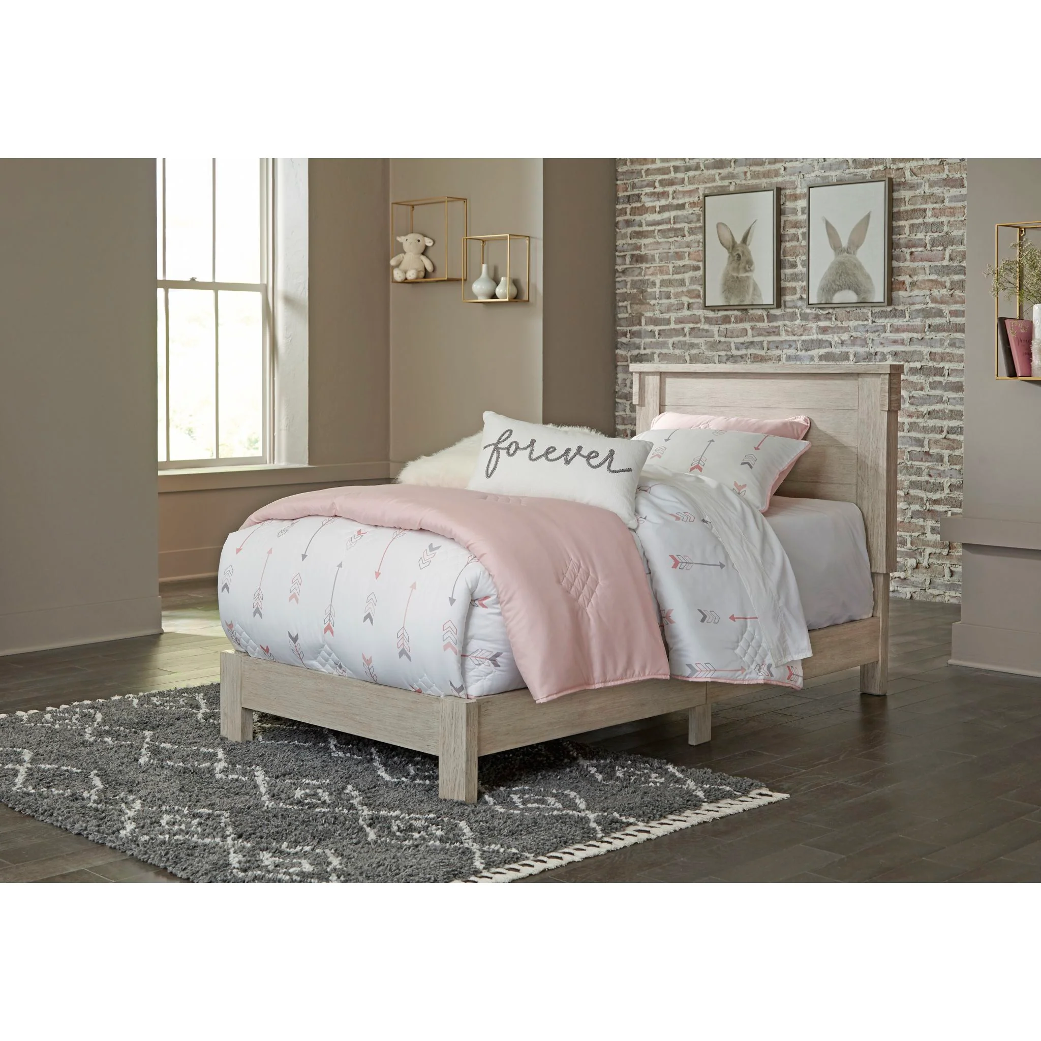 Hollentown 3 Piece Twin Panel Bed - Image 7