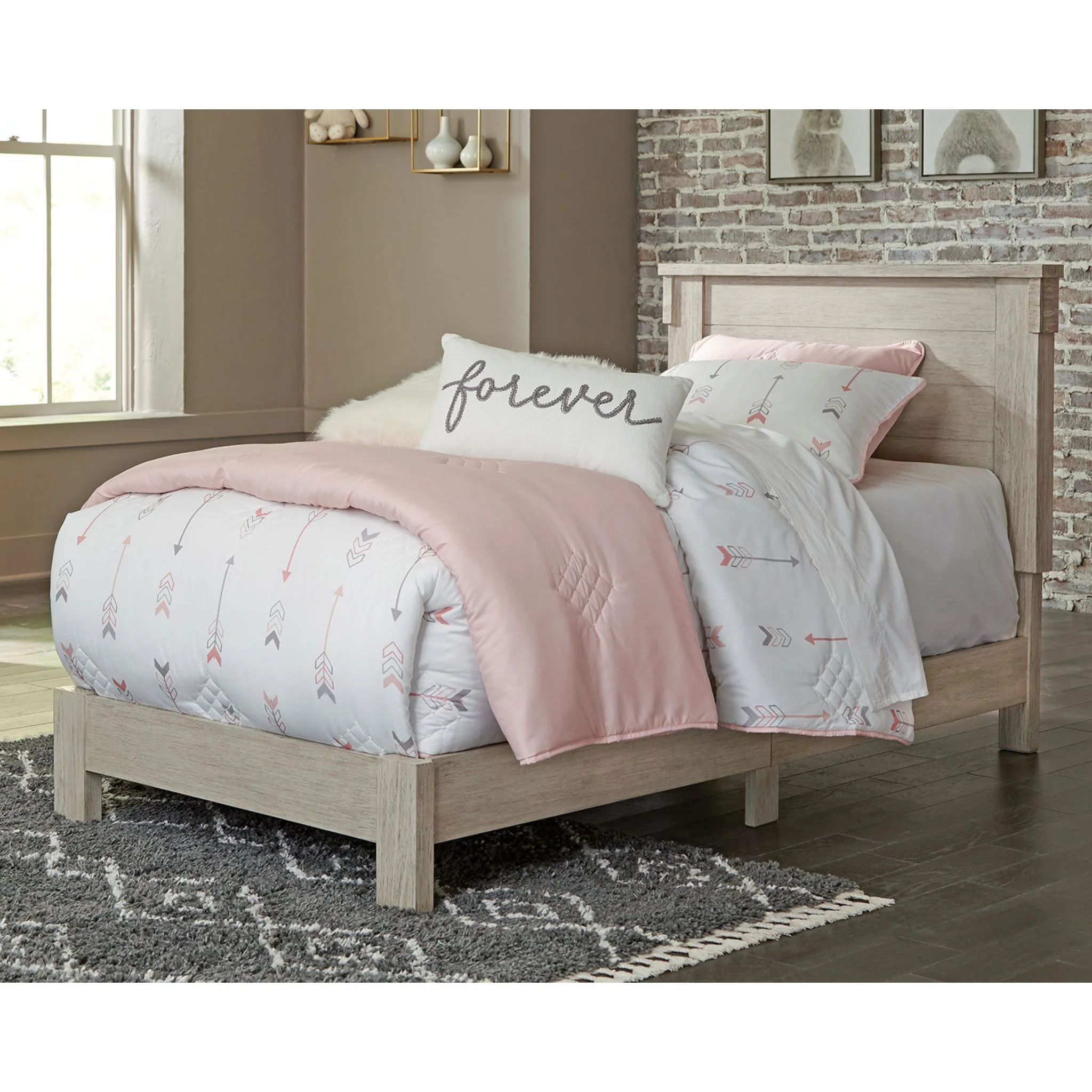 Hollentown 5 Piece Full Panel Bed w/(2) Underbed Storage - Image 6
