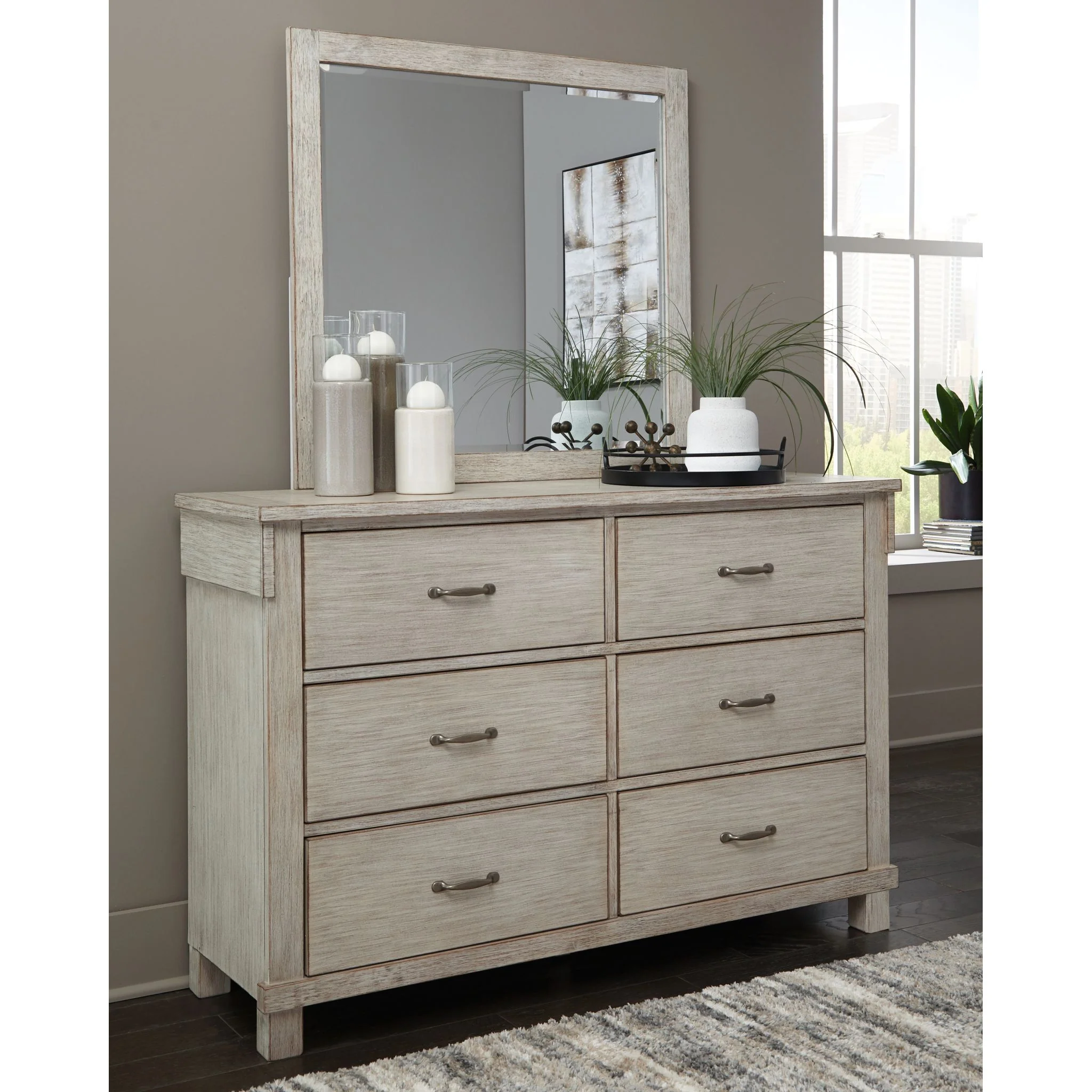 Hollentown Dresser and Mirror - Image 2