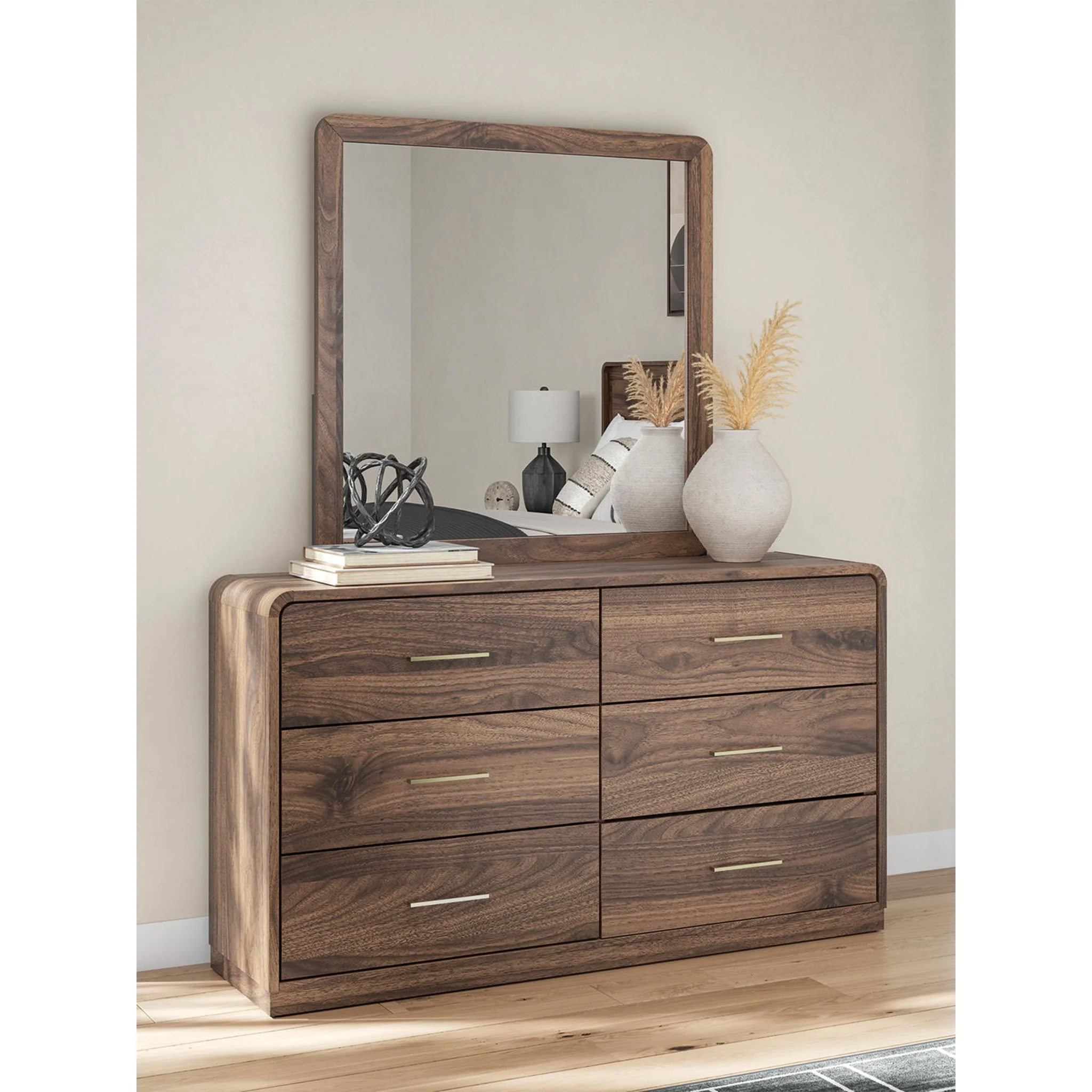 Hollinaze Dresser and Mirror - Image 9
