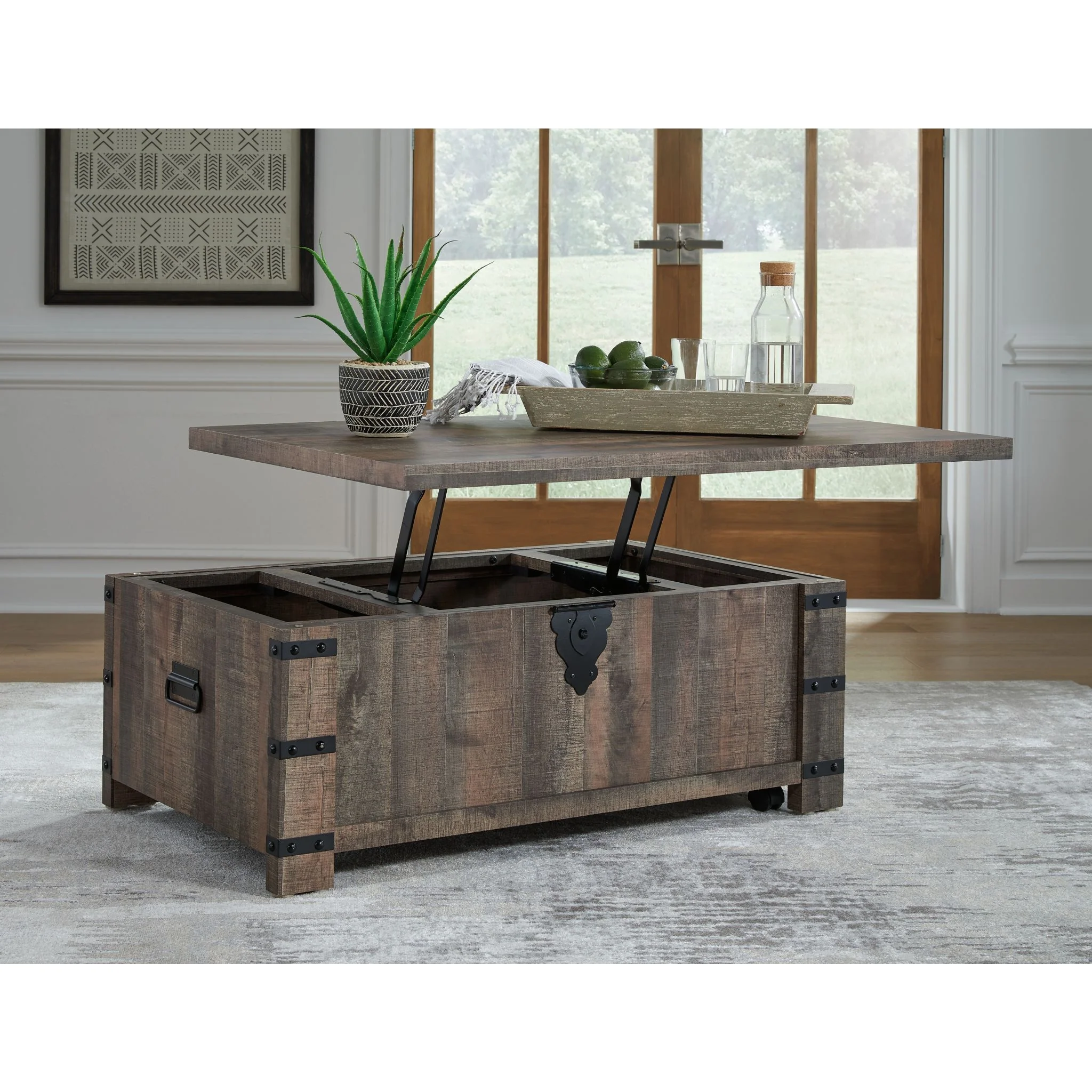 Hollum Coffee Table with Lift Top - Image 6