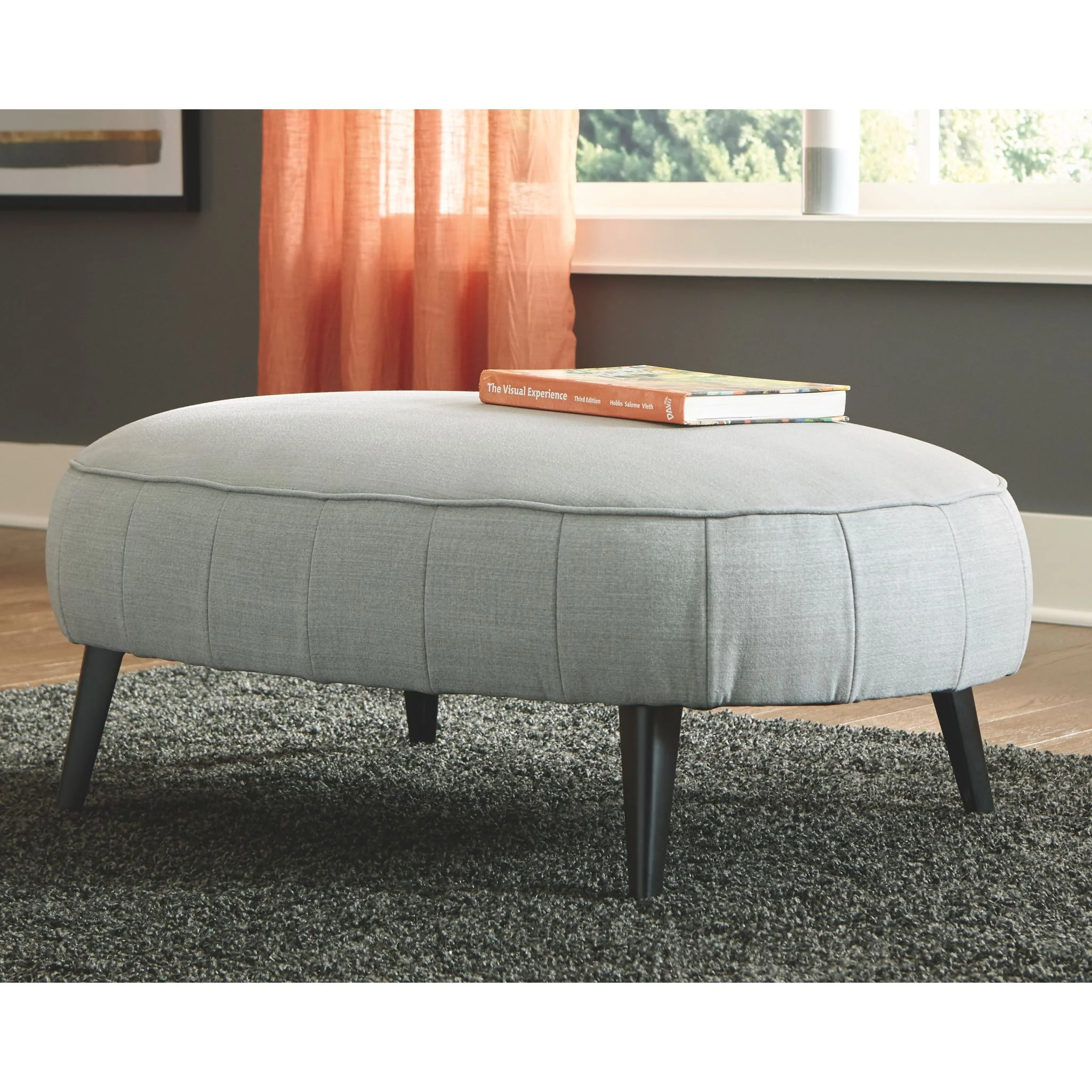 Hollyann Oversized Accent Ottoman - Image 2