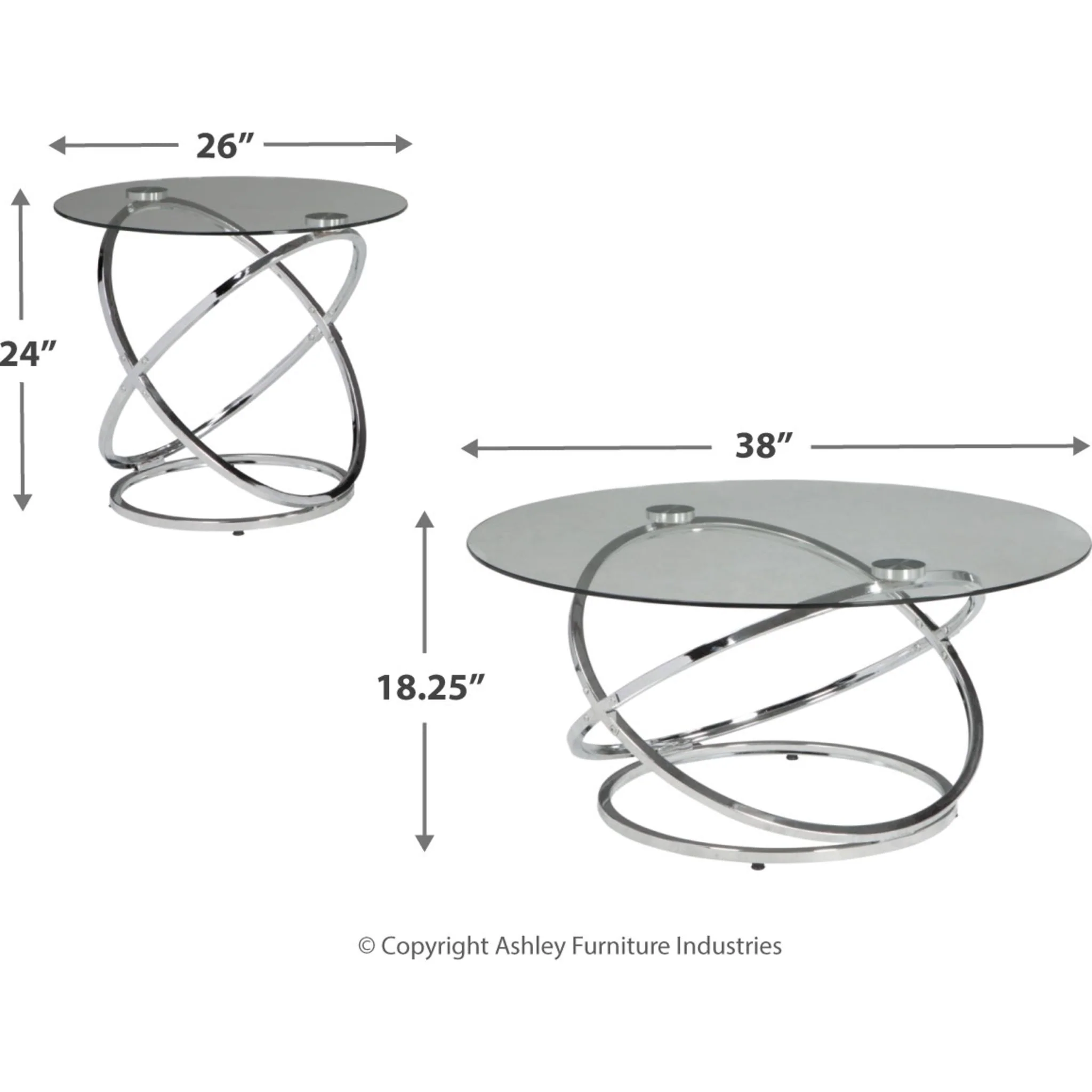 Hollynyx Occasional Table Set (set of 3) - Image 4