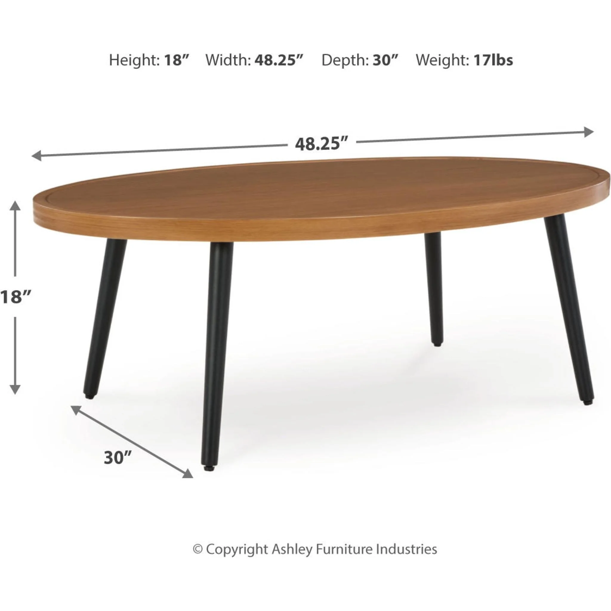 Horizon Hall Outdoor Coffee Table - Image 3