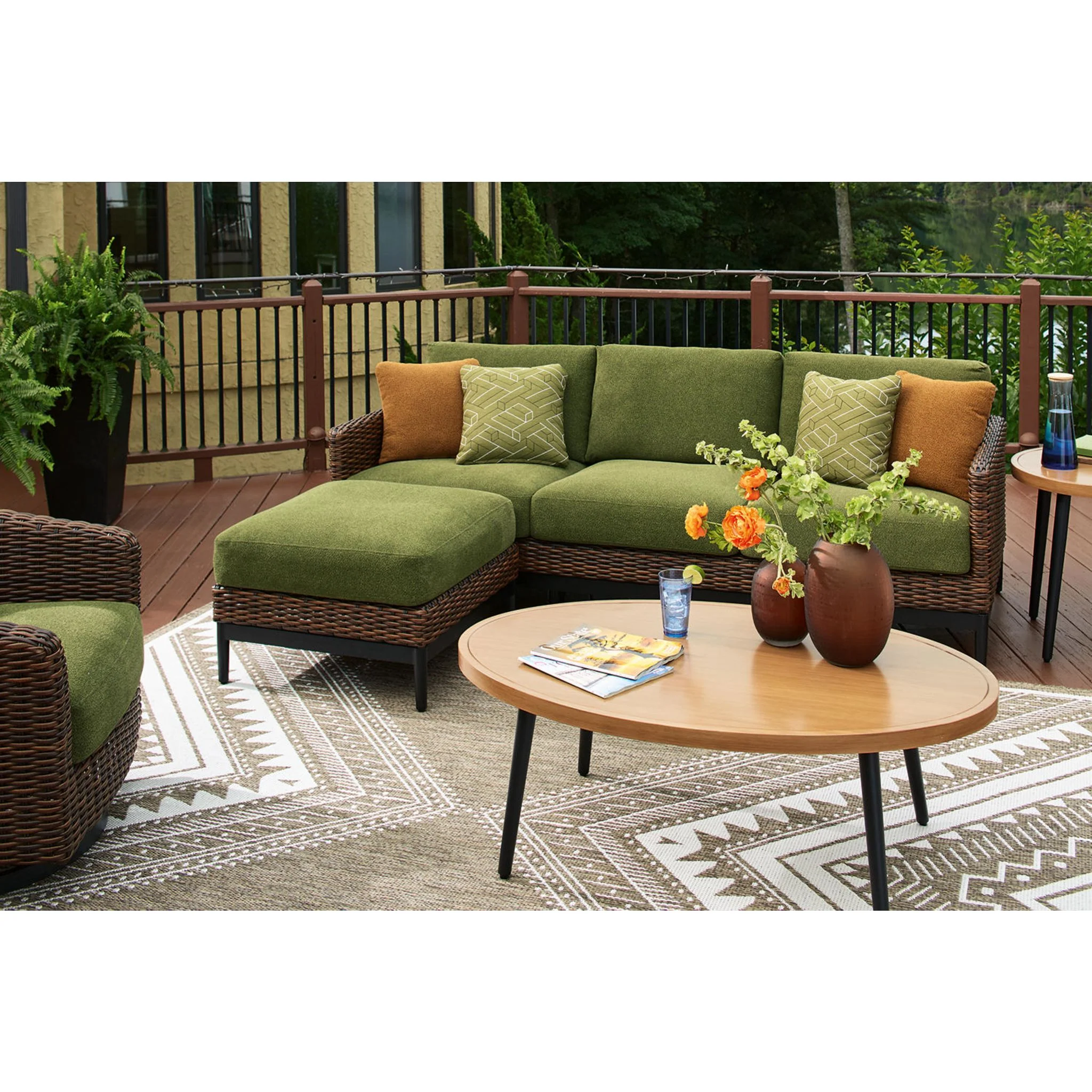 Horizon Hall Outdoor Sofa with Cushion - Image 13
