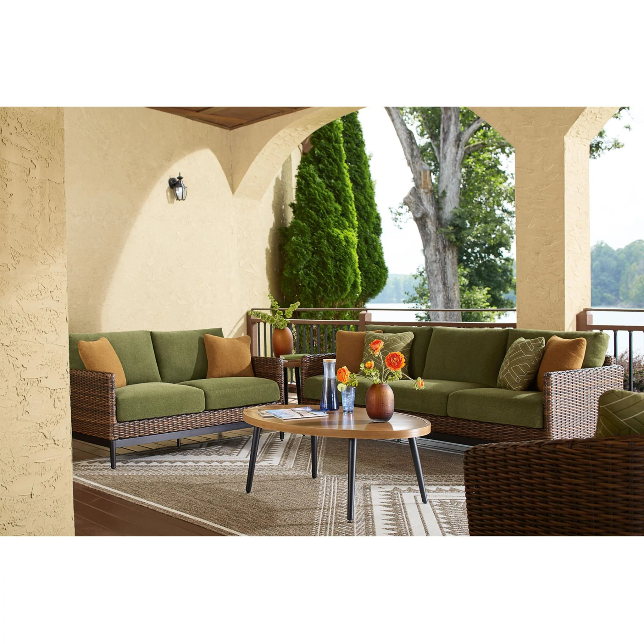 Horizon Hall Outdoor Sofa with Cushion - Image 14