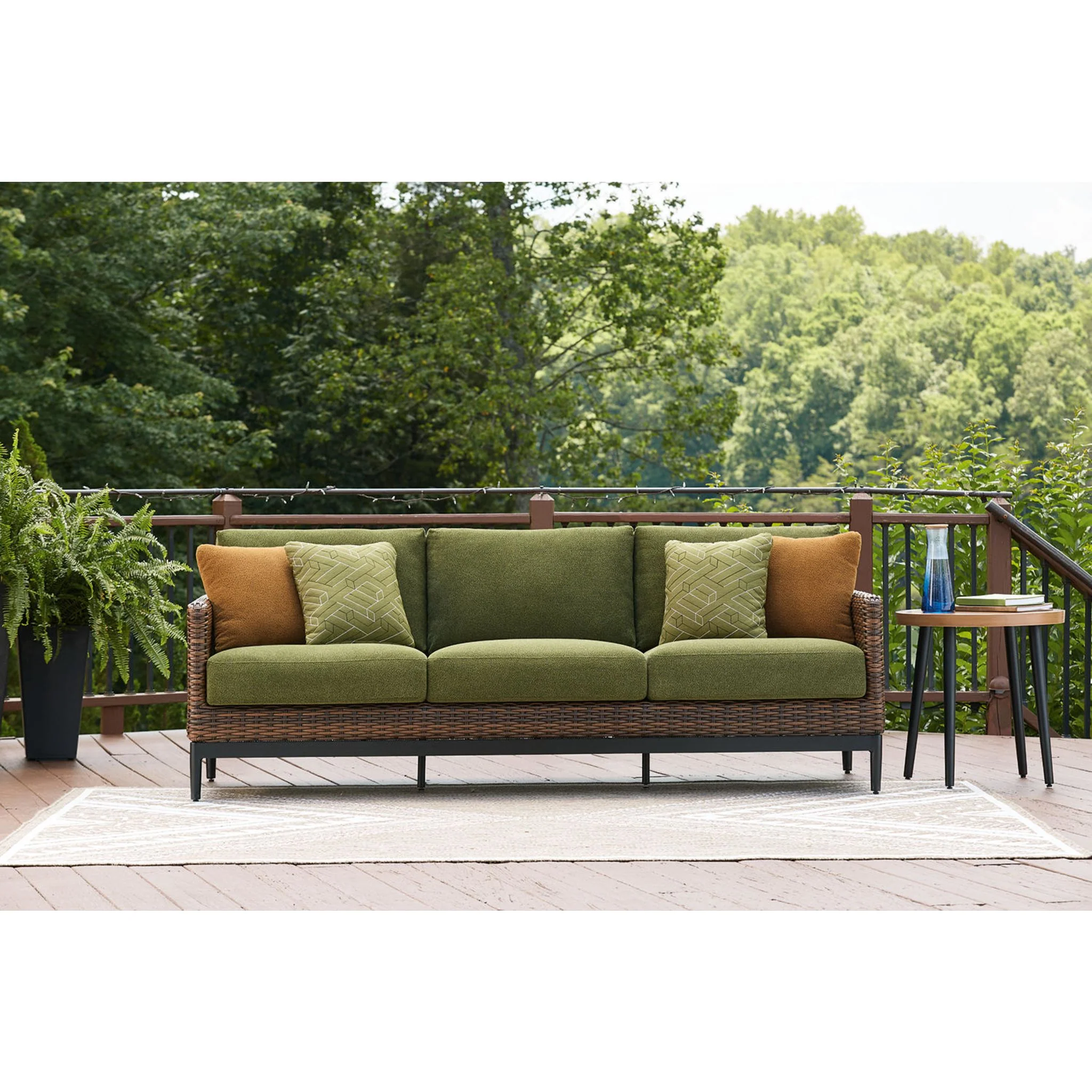 Horizon Hall Outdoor Sofa with Cushion - Image 2
