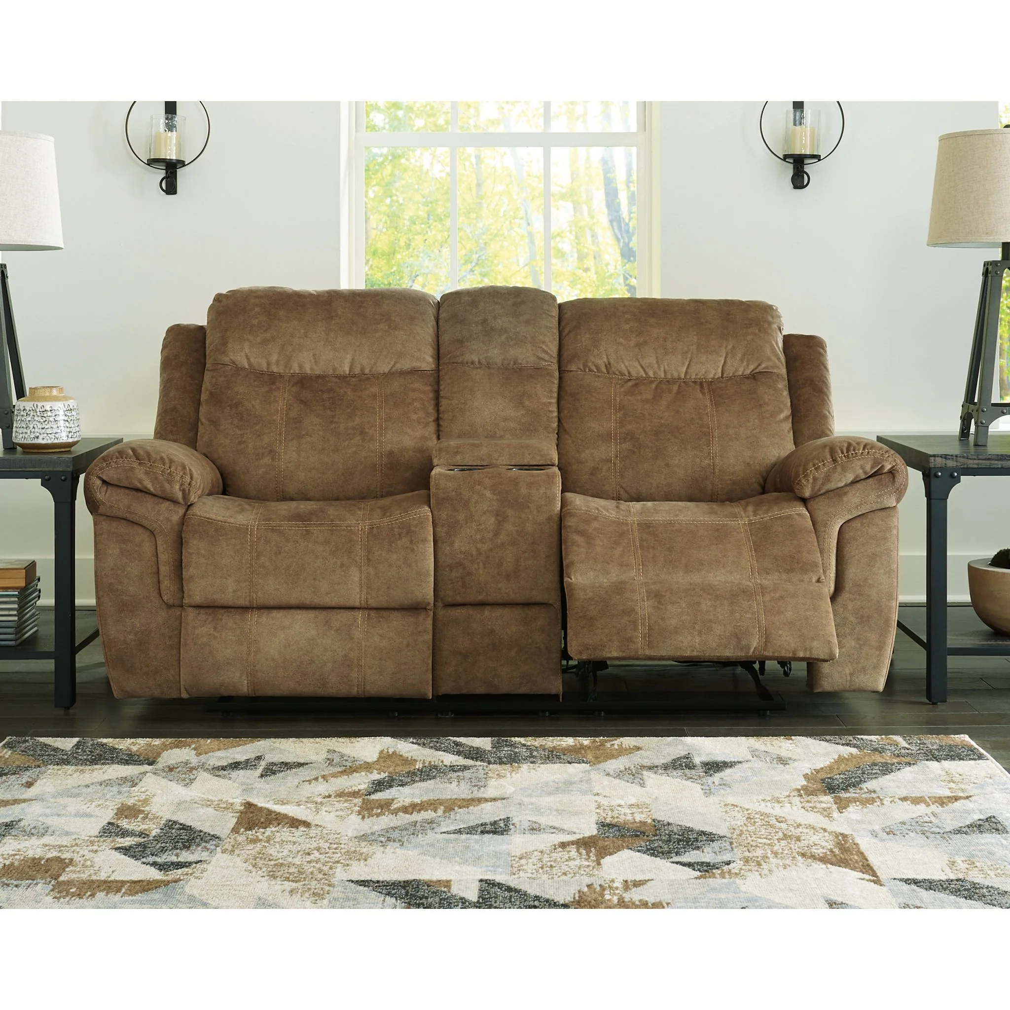Huddle-Up Reclining Loveseat with Console - Image 8