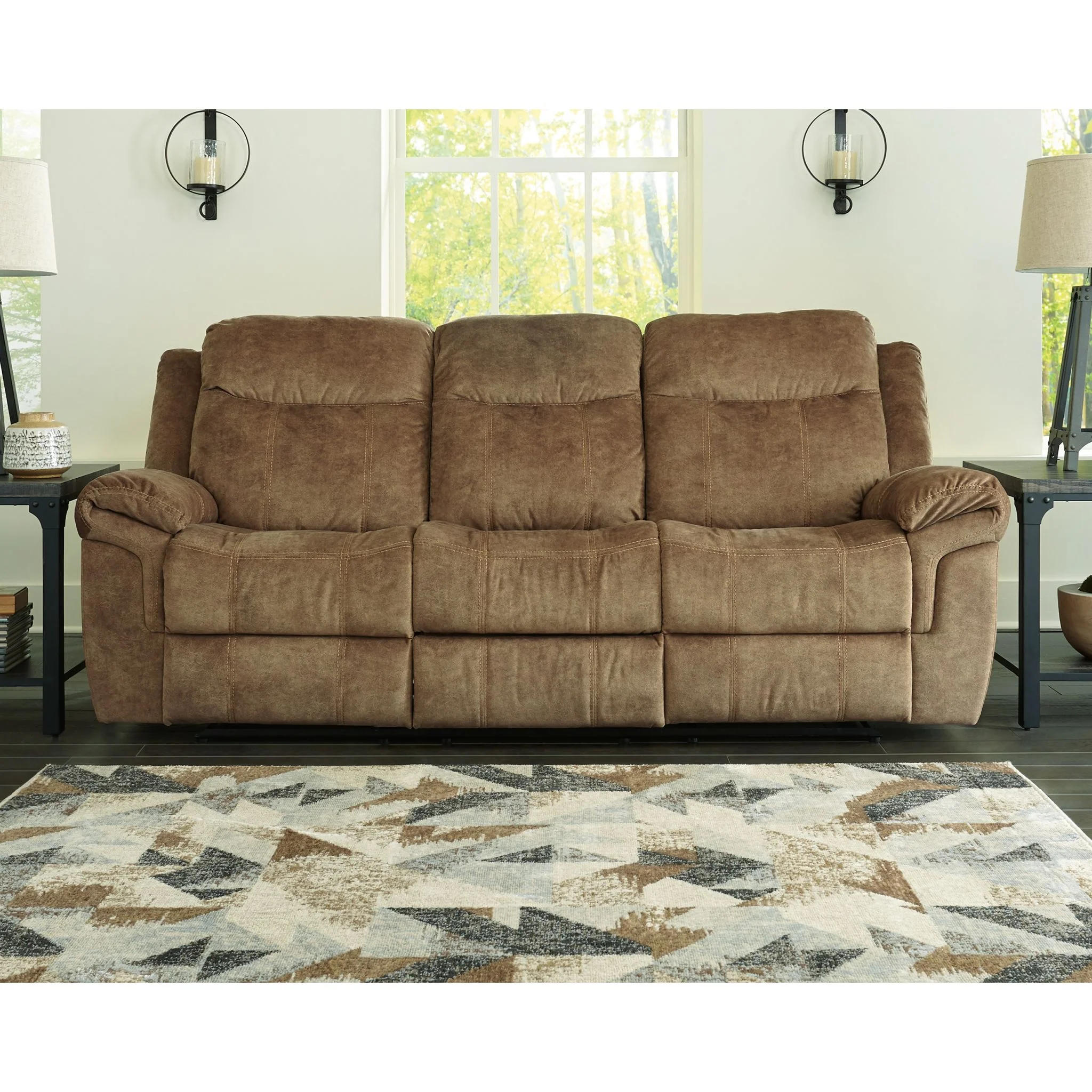 Huddle-Up Reclining Sofa with Drop Down Table - Image 2