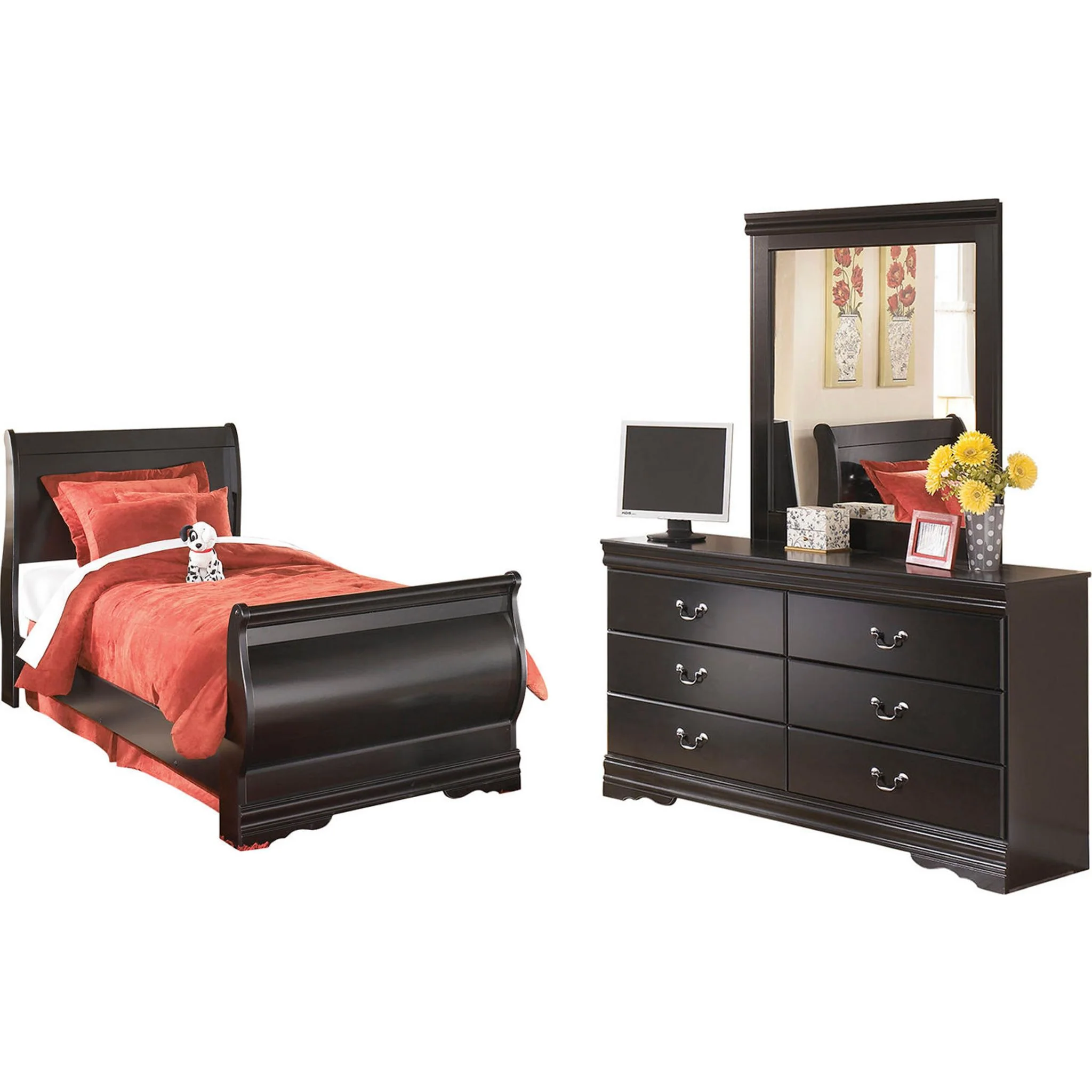 Huey Vineyard 5 Piece Sleigh Bedroom - Image 2