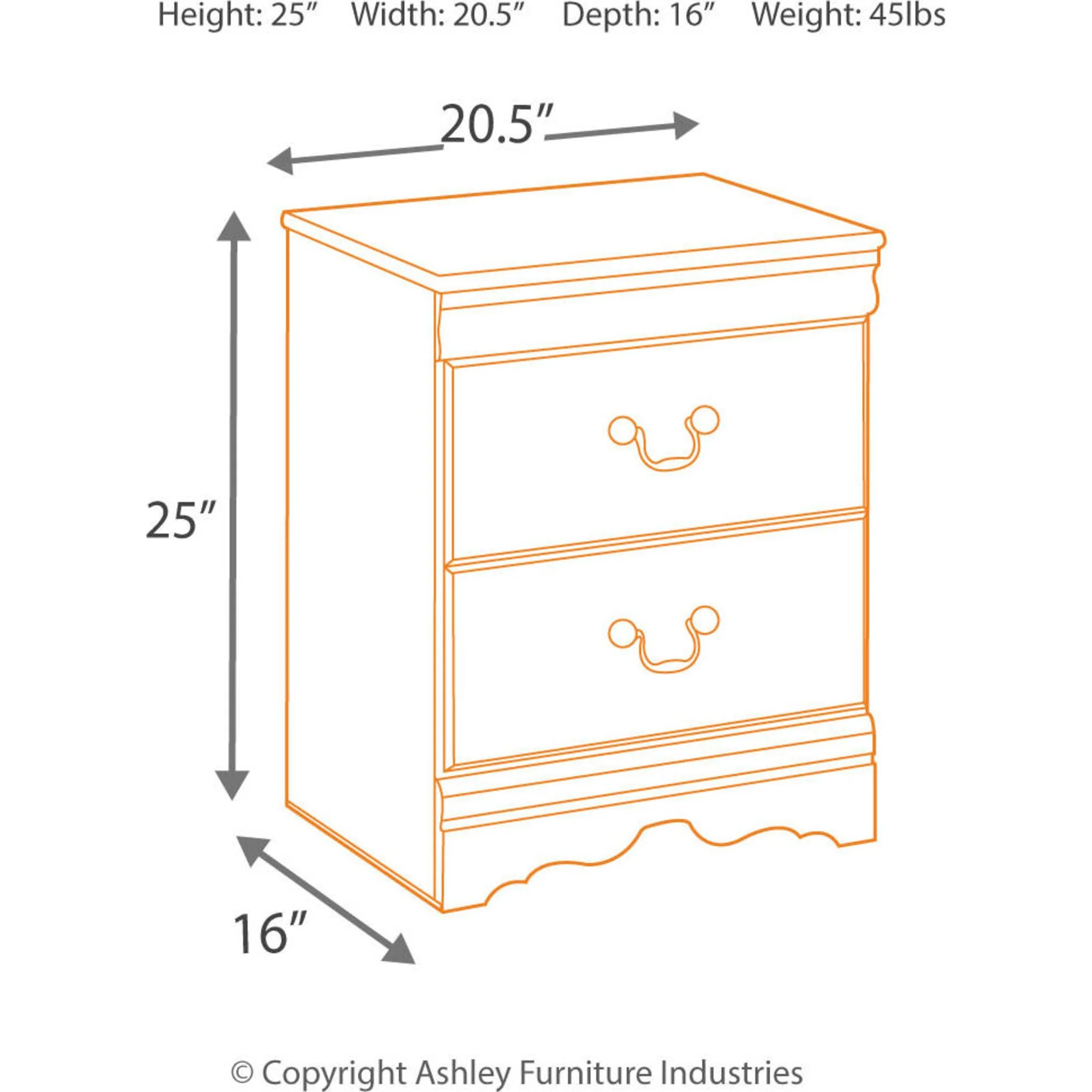 Huey Vineyard Nightstand - Image 9