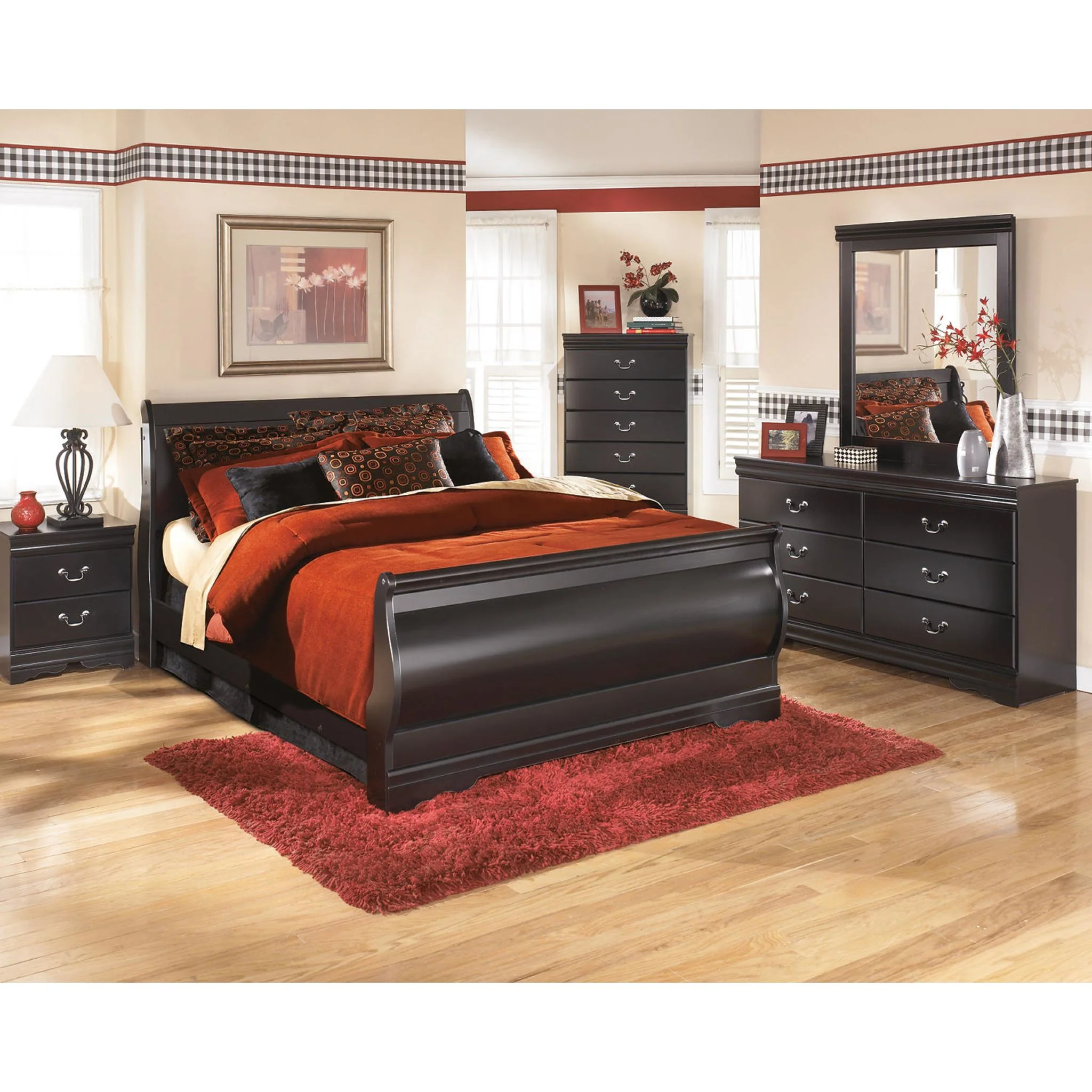 Huey Vineyard Sleigh Bed - Image 14