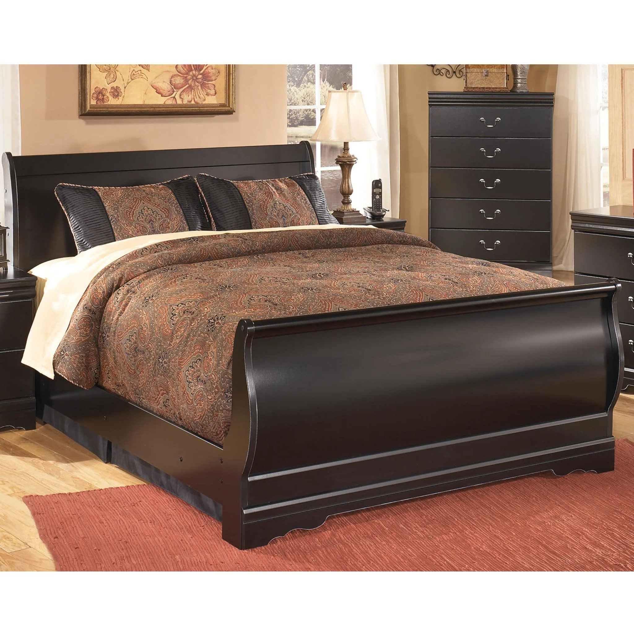 Huey Vineyard Sleigh Bed - Image 26