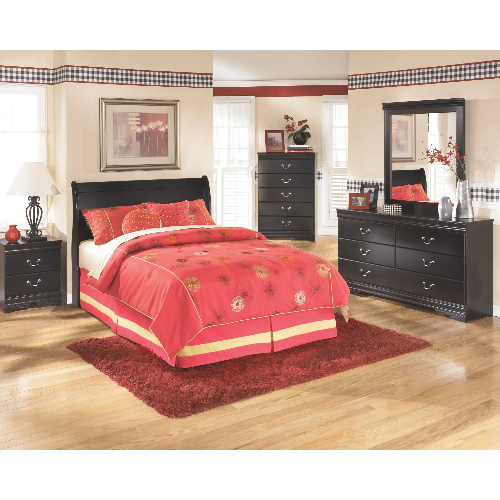 Huey Vineyard Twin Sleigh Headboard - Image 7