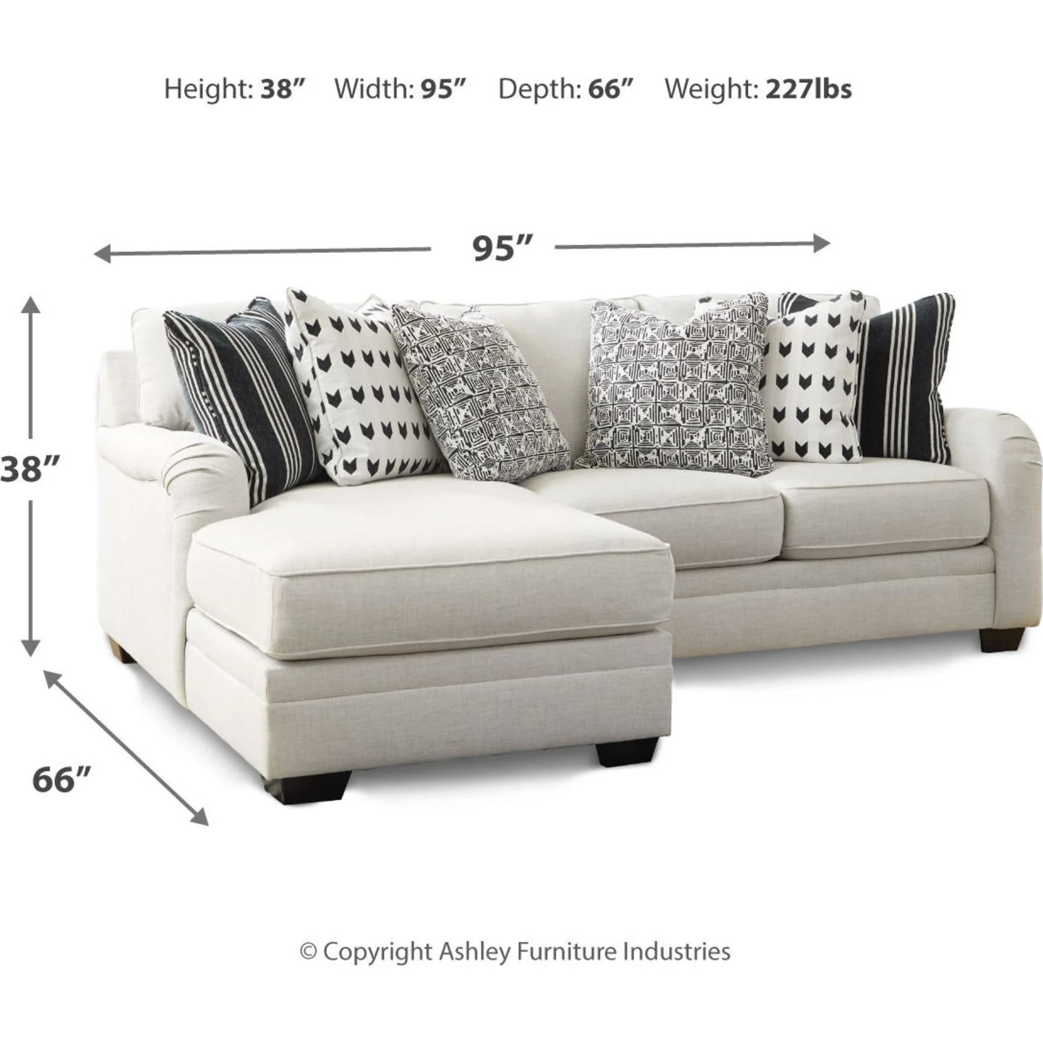 Huntsworth 2 Piece Sectional with Chaise - Image 8