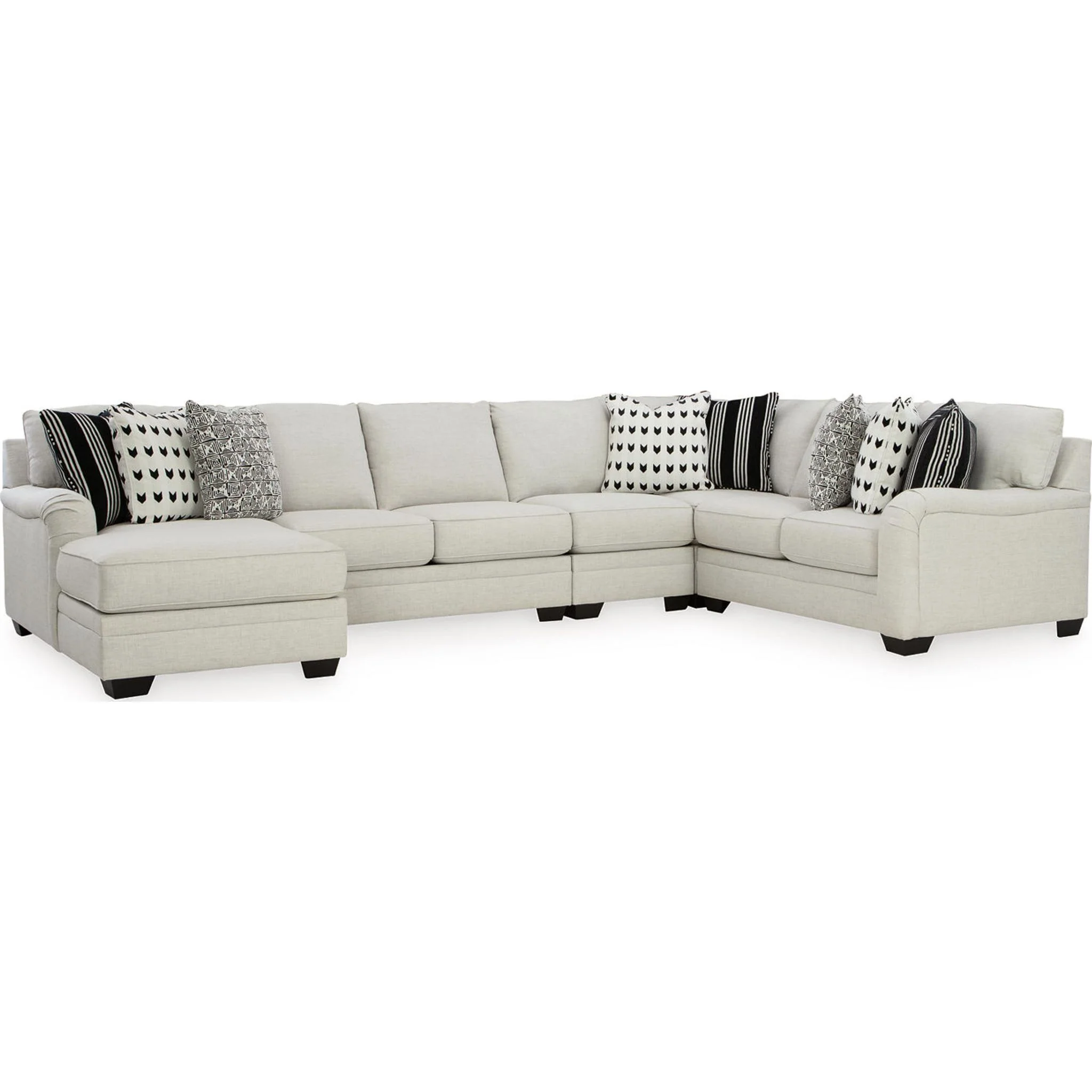 Huntsworth 5 Piece Sectional with Chaise - Image 2