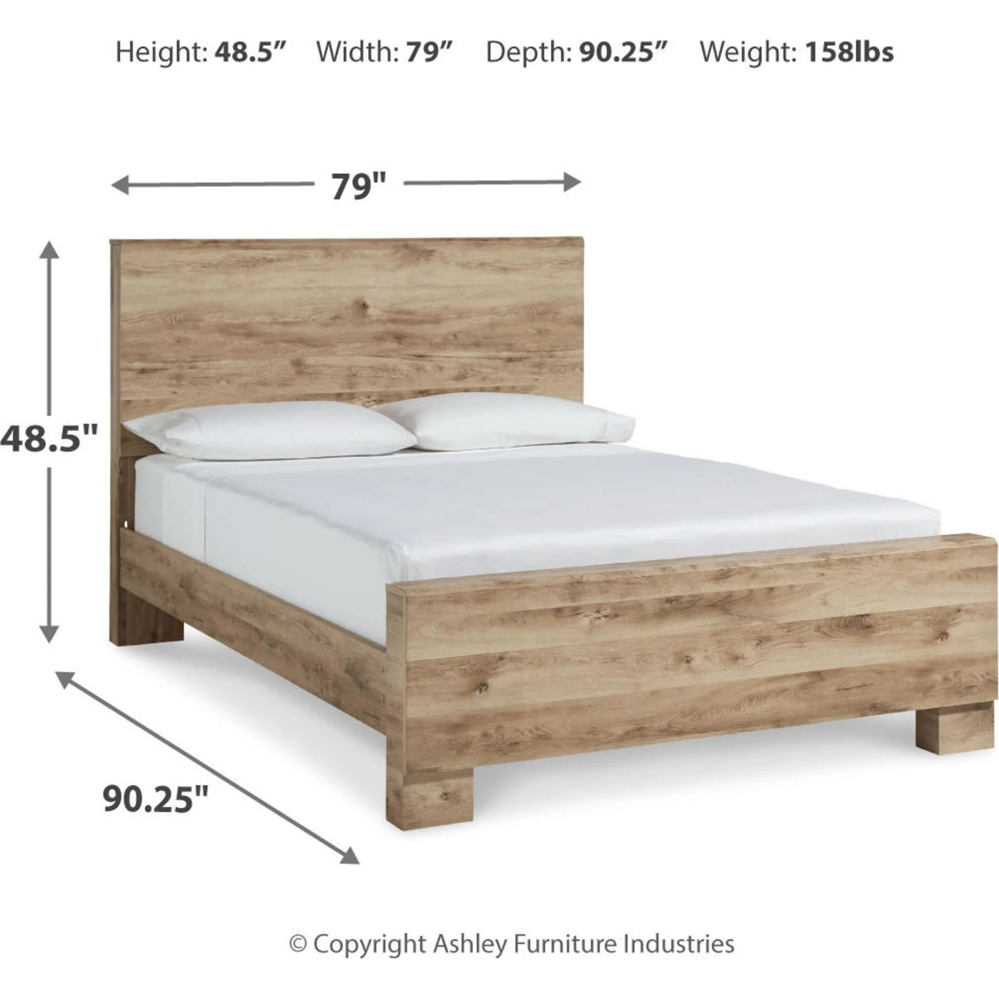 Hyanna 5 Piece King Panel Bedroom - Image 11
