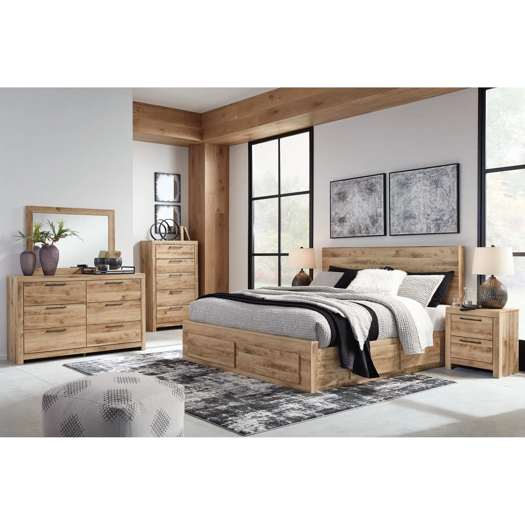 Hyanna 5 Piece Queen Storage Bedroom - Image 37