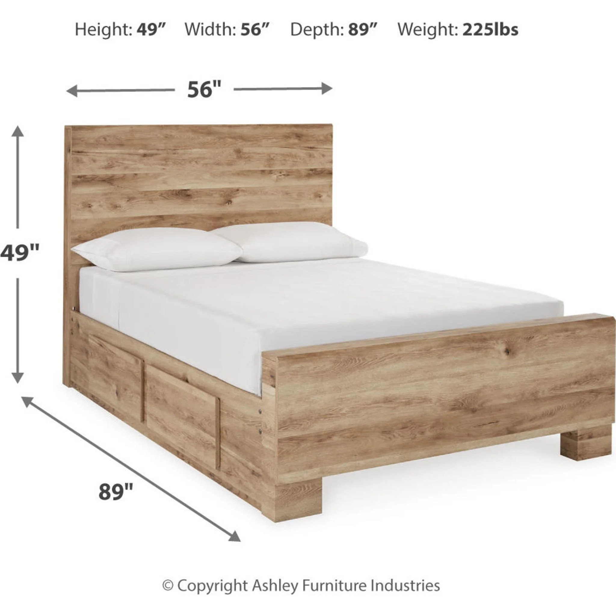 Hyanna Full Bed w/Storage - Image 4