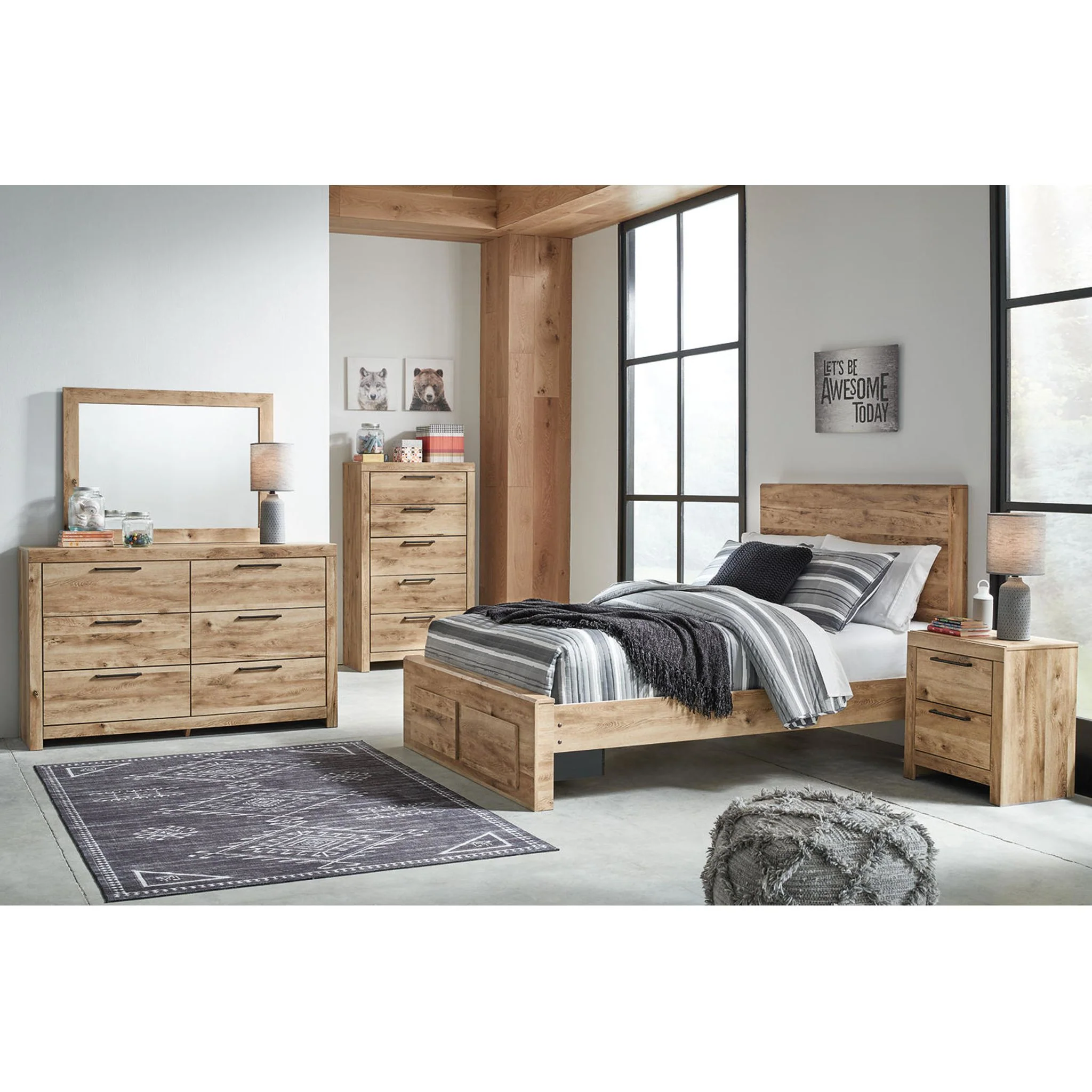 Hyanna Full Bed w/Storage - Image 4