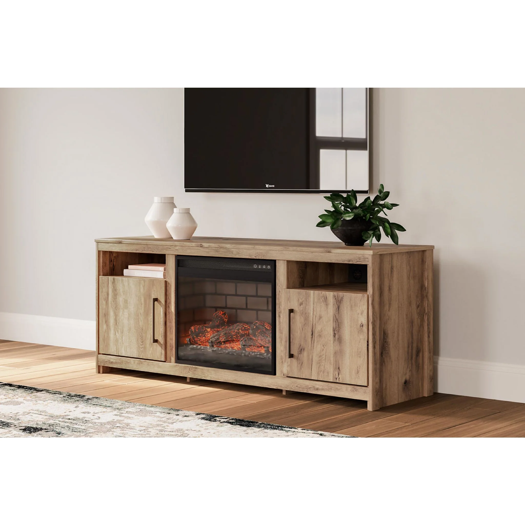 Hyanna TV Stand with Fireplace - Image 6