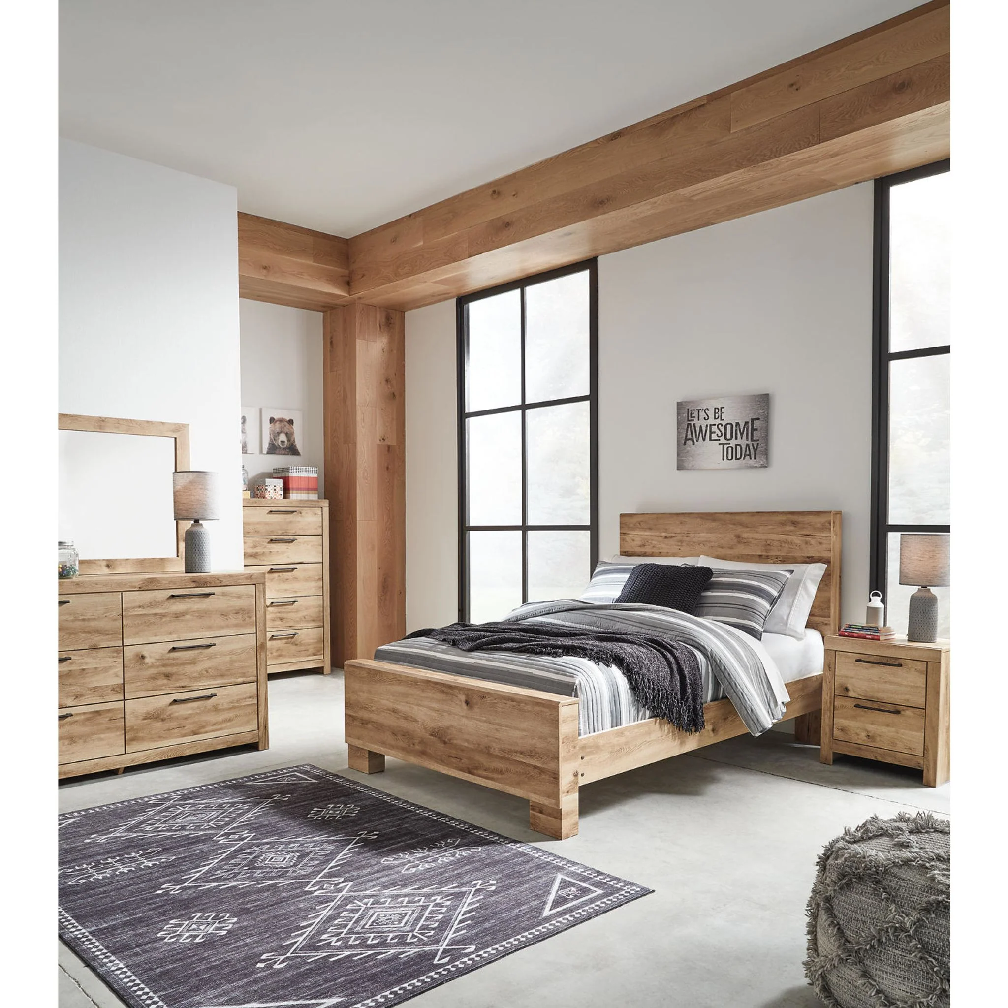 Hyanna Panel Bed - Image 20