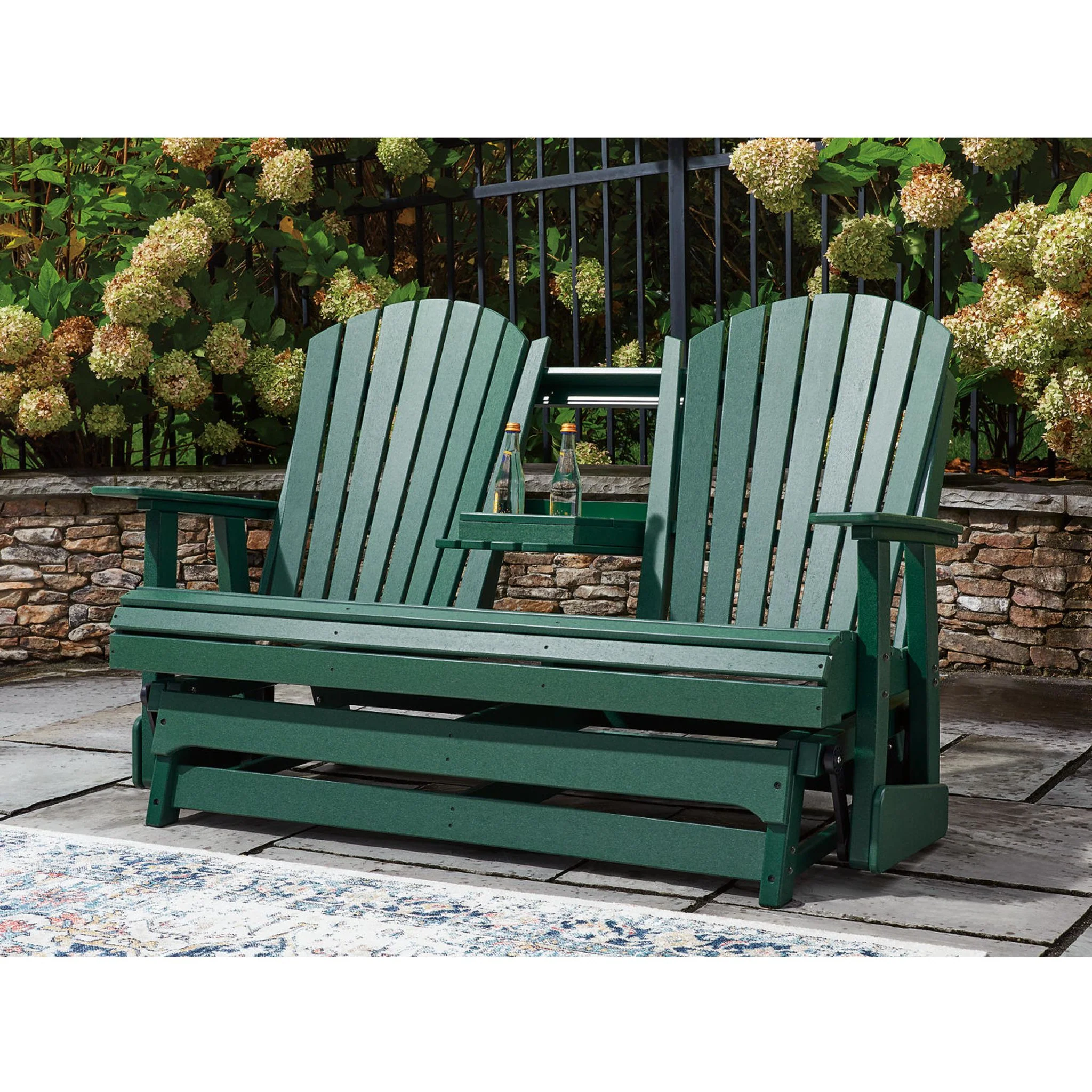 Hyland Wave Outdoor Loveseat Glider - Image 37