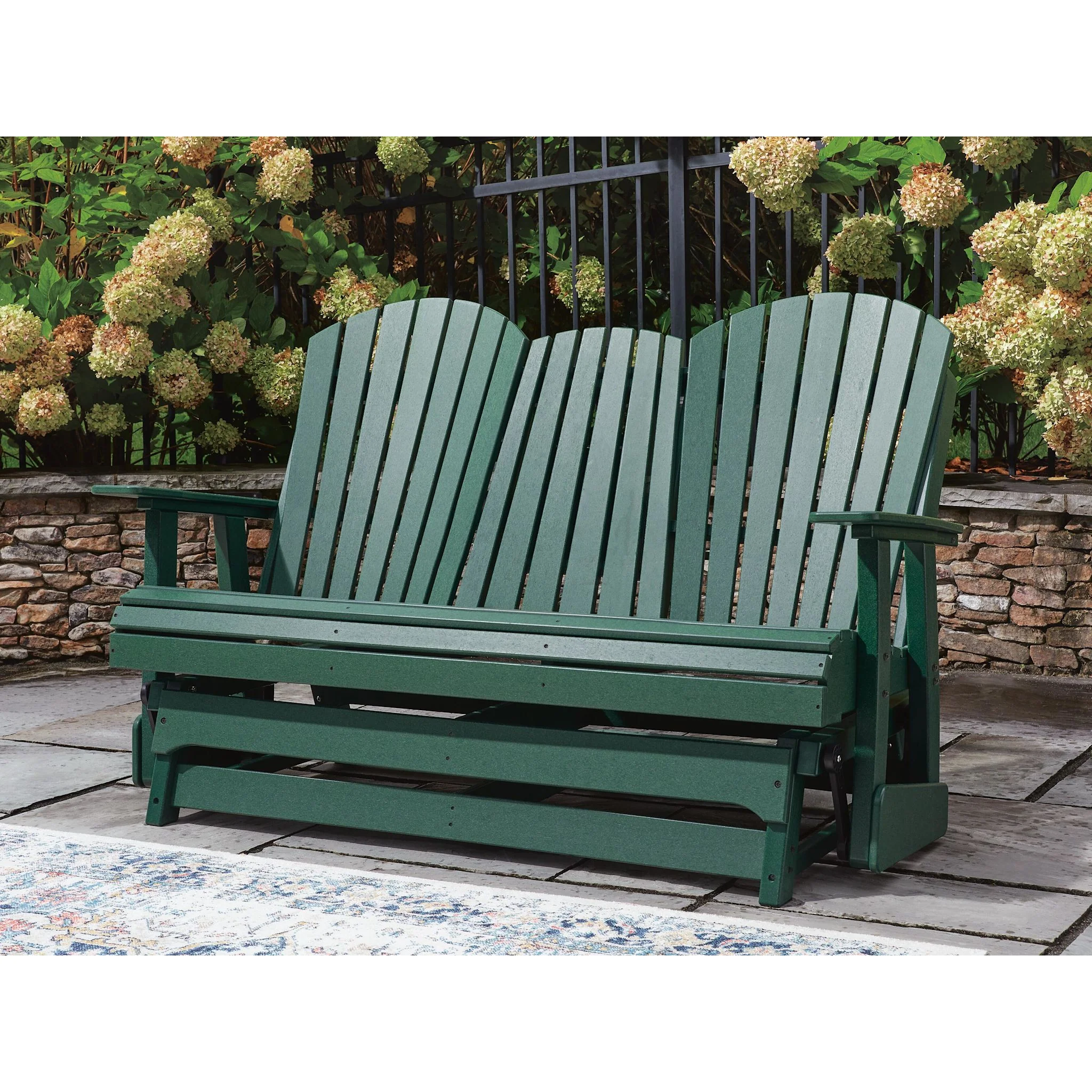 Hyland Wave Outdoor Loveseat Glider - Image 48