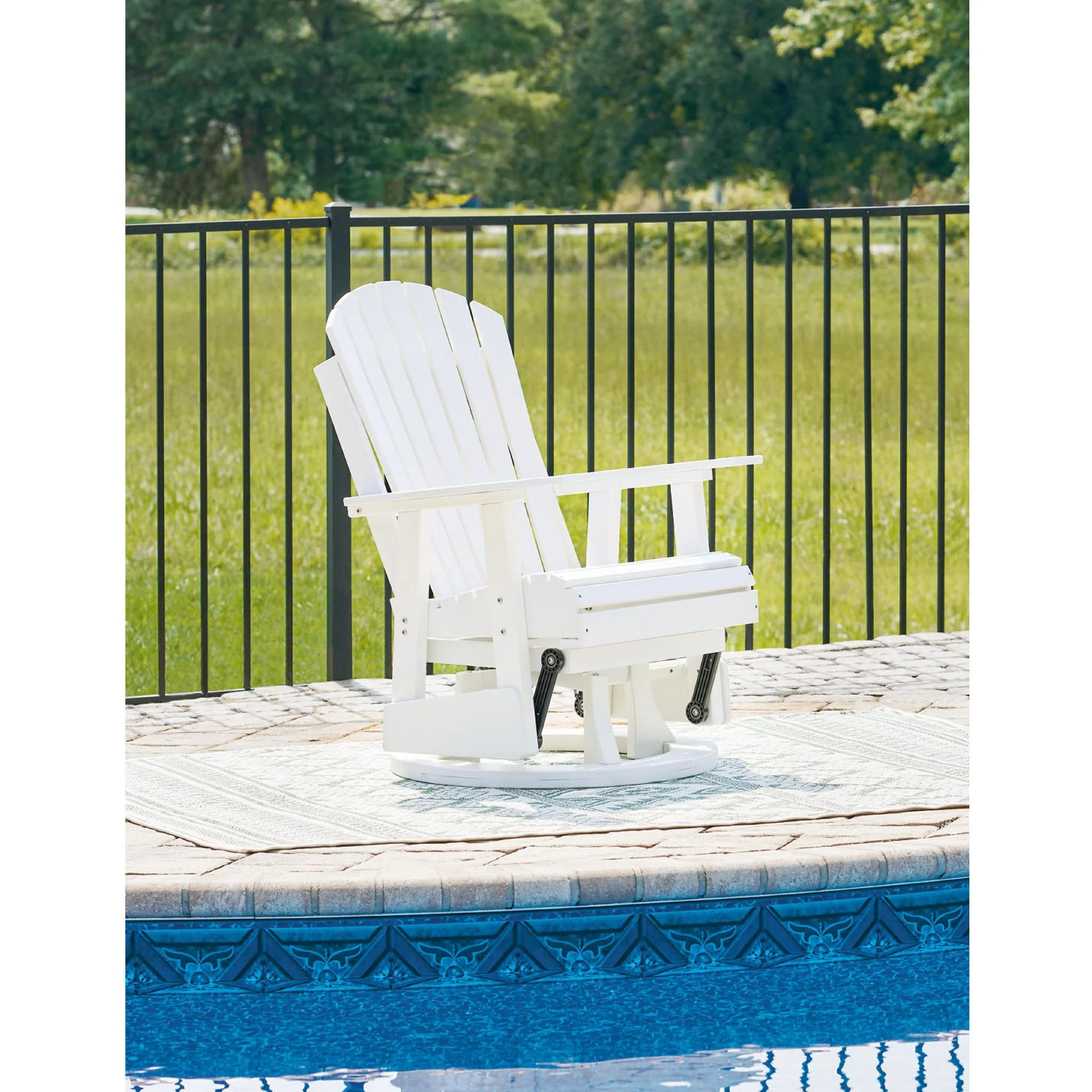 Hyland Wave Outdoor Swivel Glider Chair - Image 11