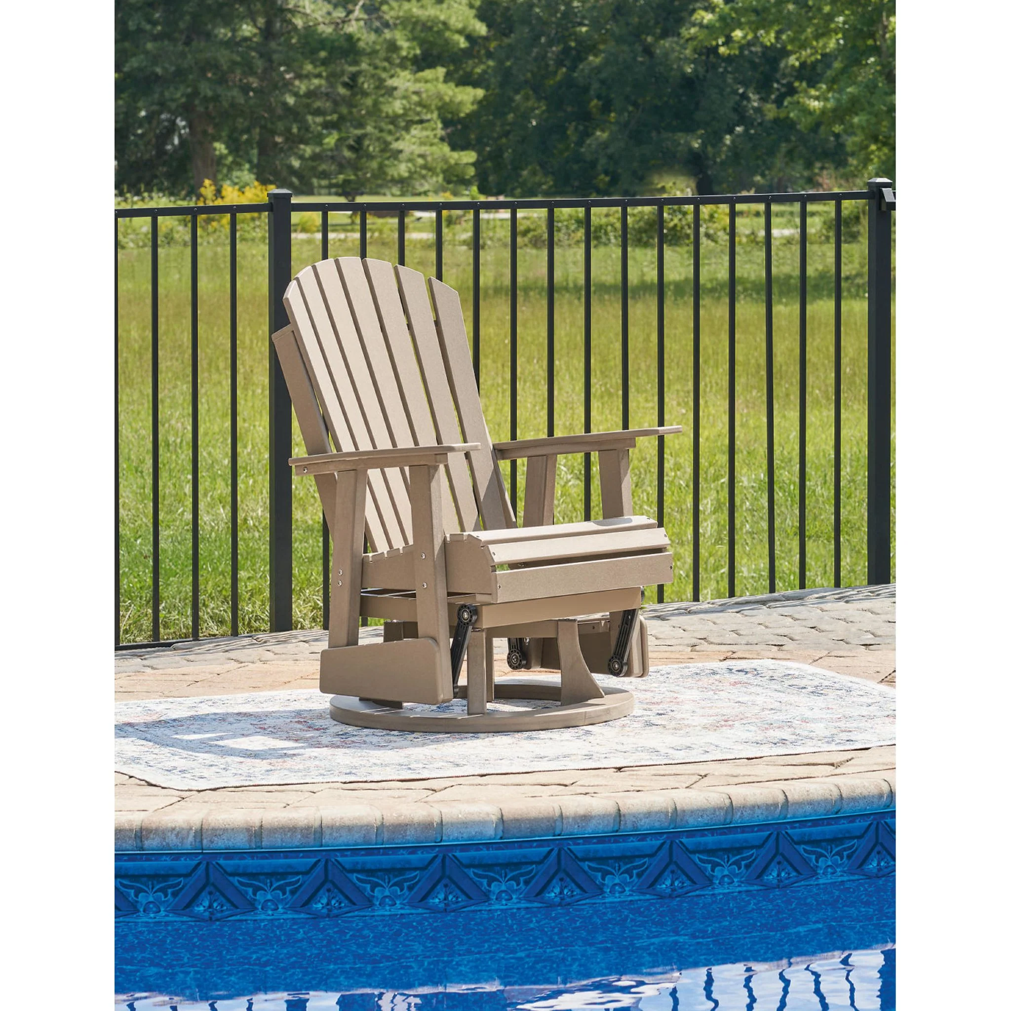 Hyland Wave Outdoor Swivel Glider Chair - Image 24