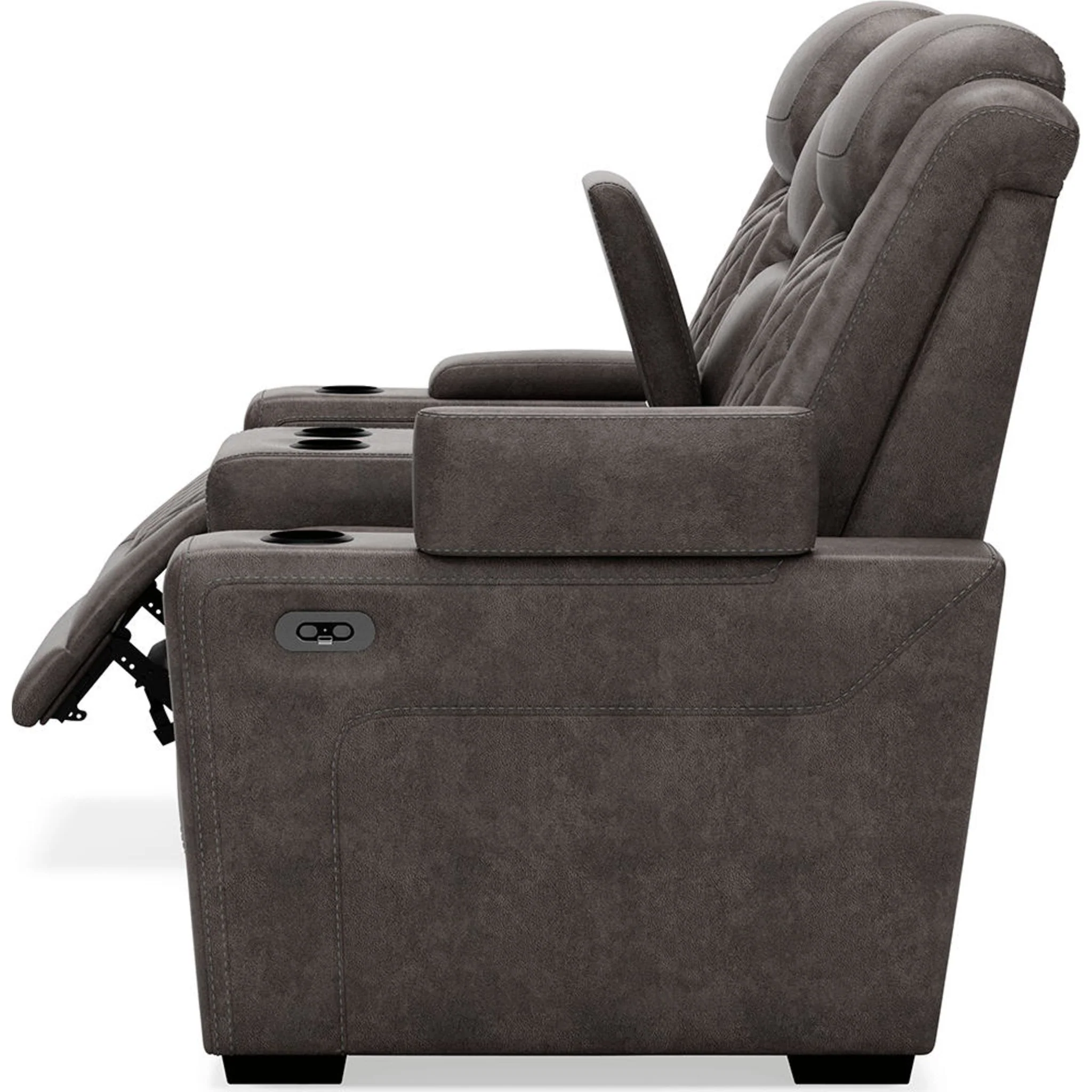 HyllMont Power Reclining Loveseat with Console - Image 18