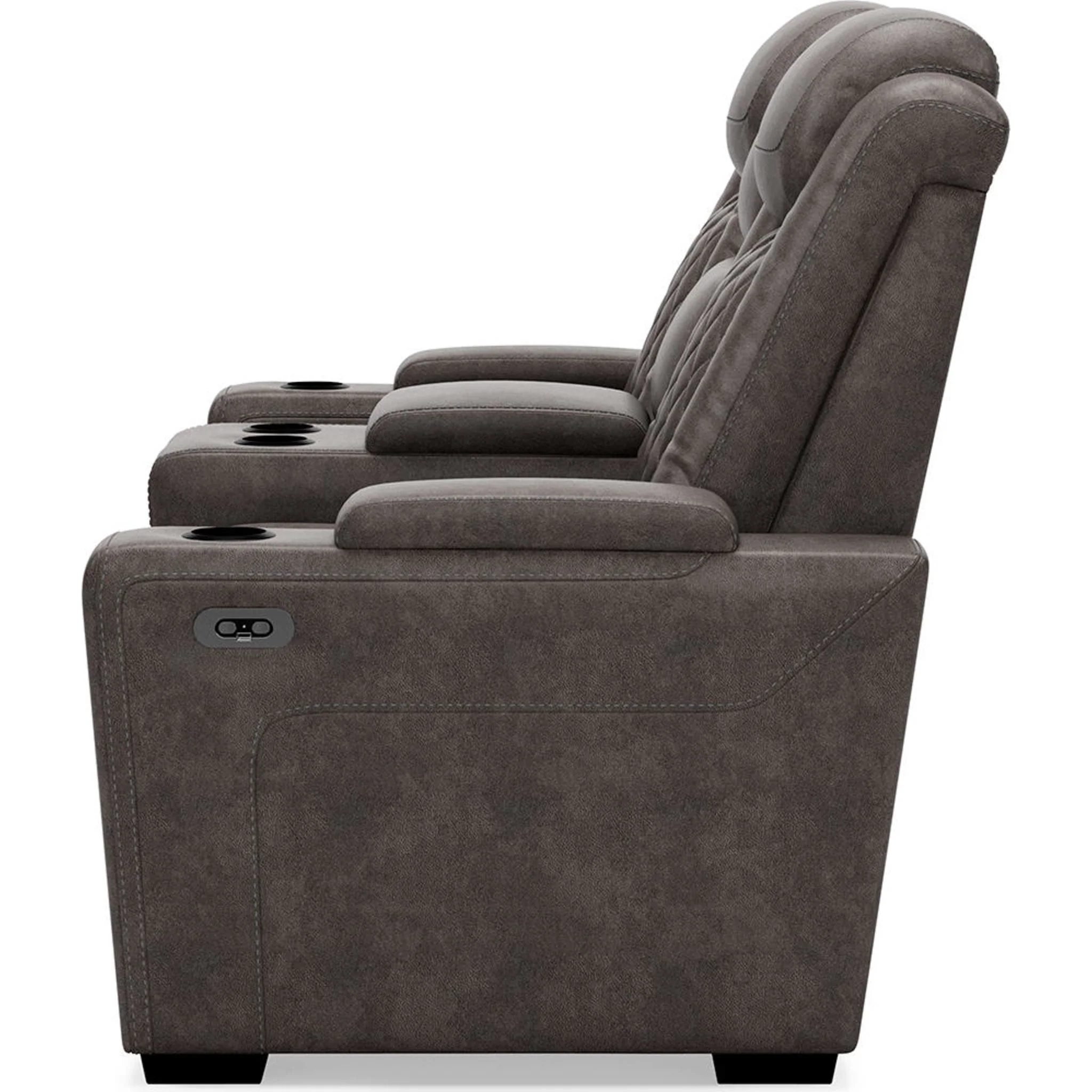 HyllMont Power Reclining Loveseat with Console - Image 19