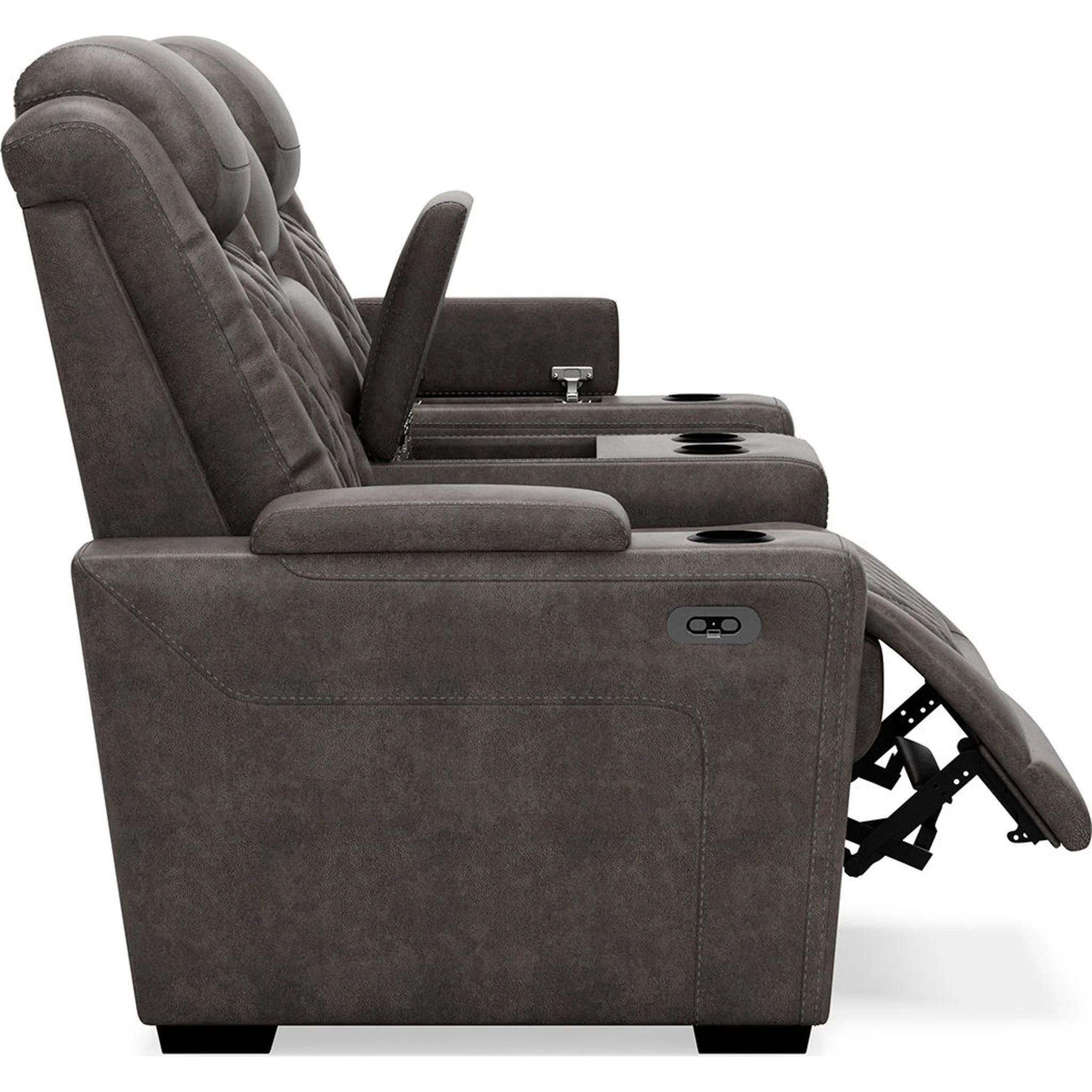 HyllMont Power Reclining Loveseat with Console - Image 20
