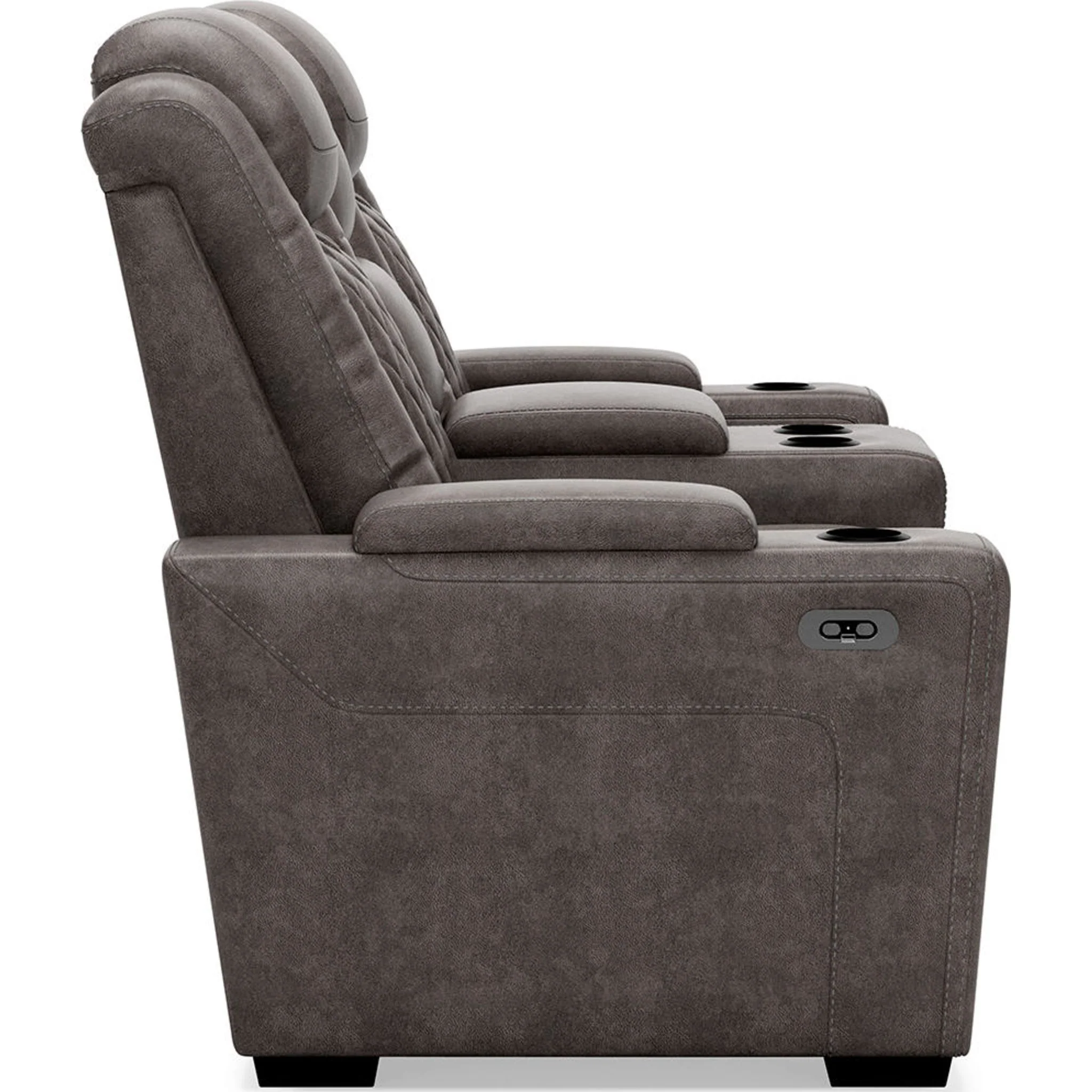 HyllMont Power Reclining Loveseat with Console - Image 21