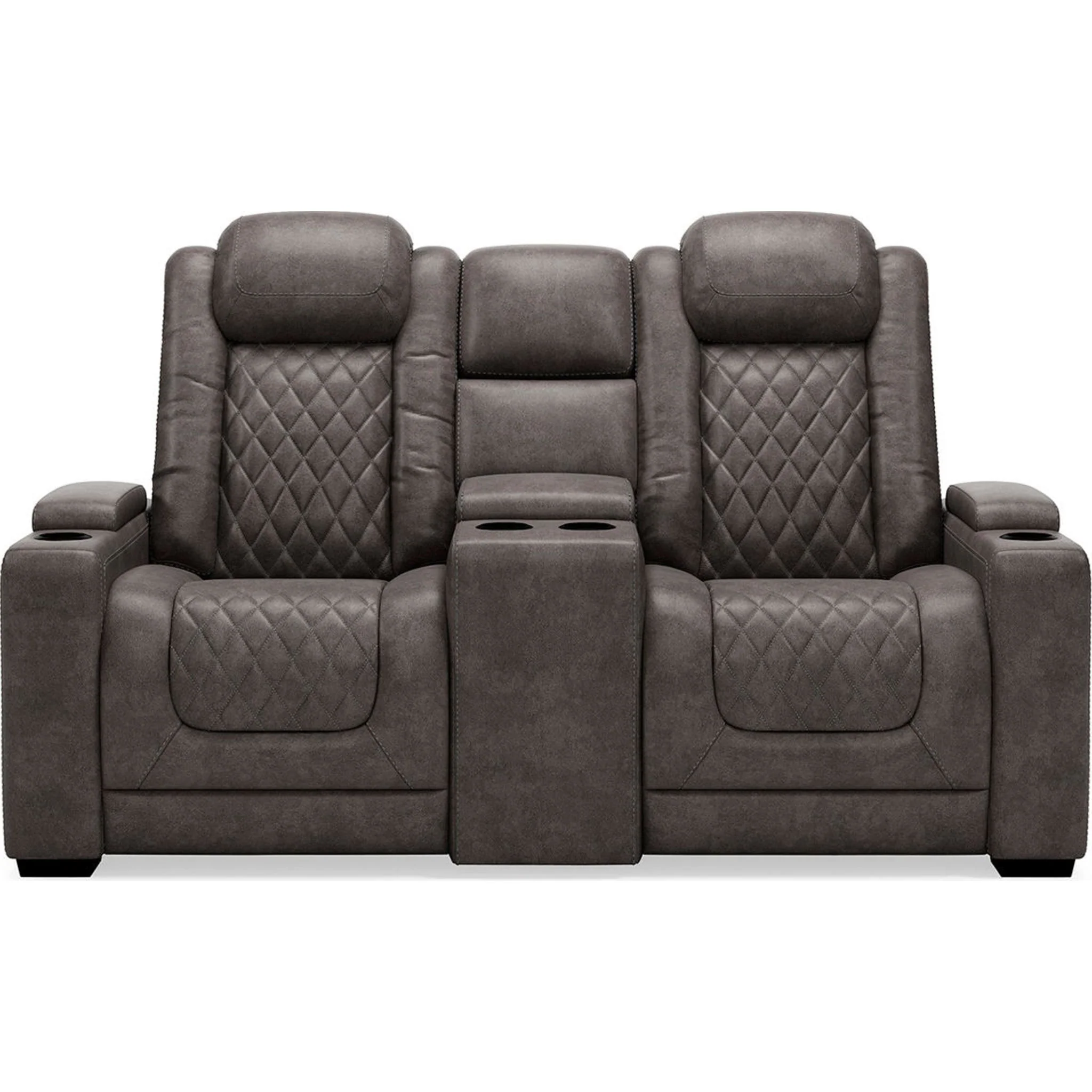 HyllMont Power Reclining Loveseat with Console - Image 7