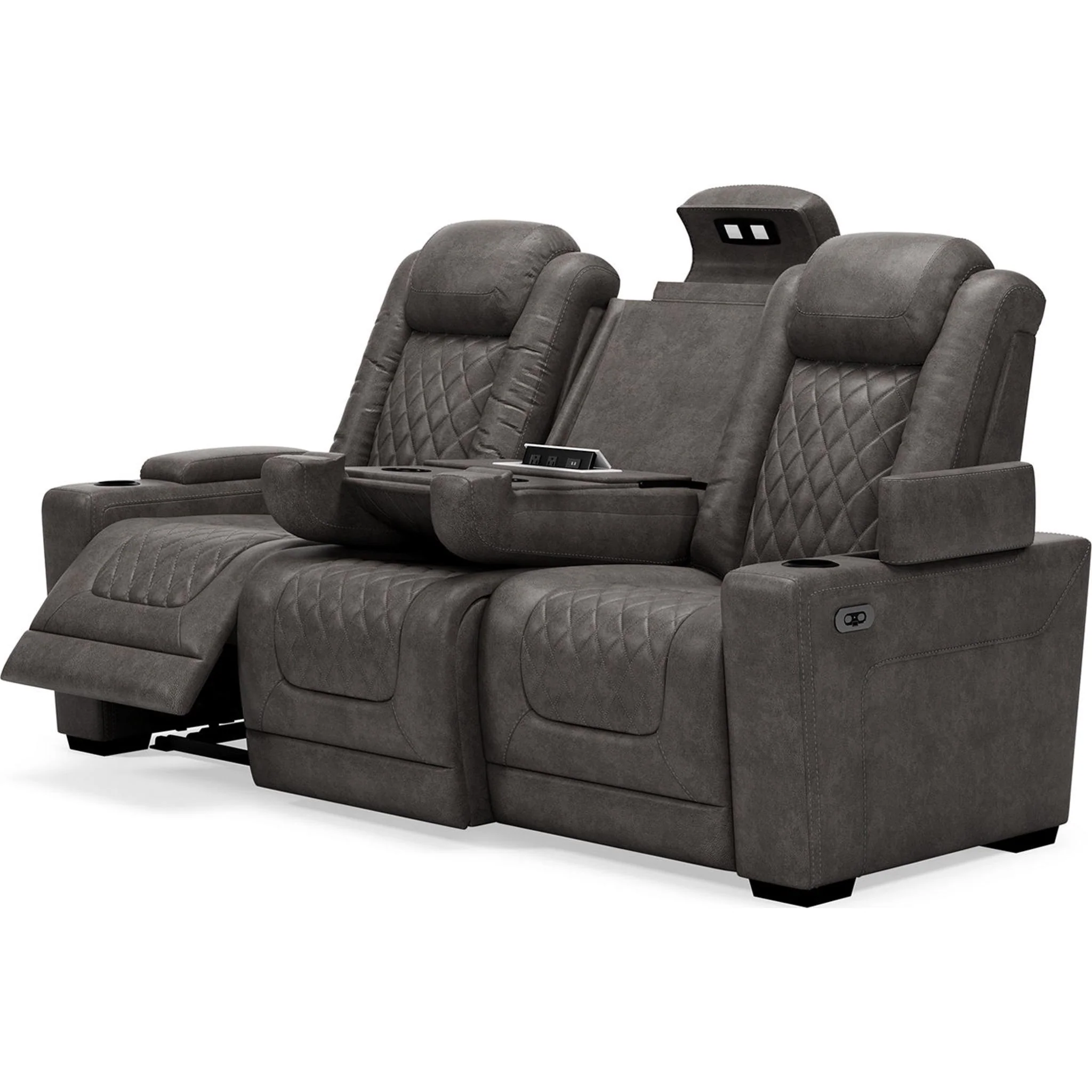 HyllMont Reclining Sofa with Power - Image 17