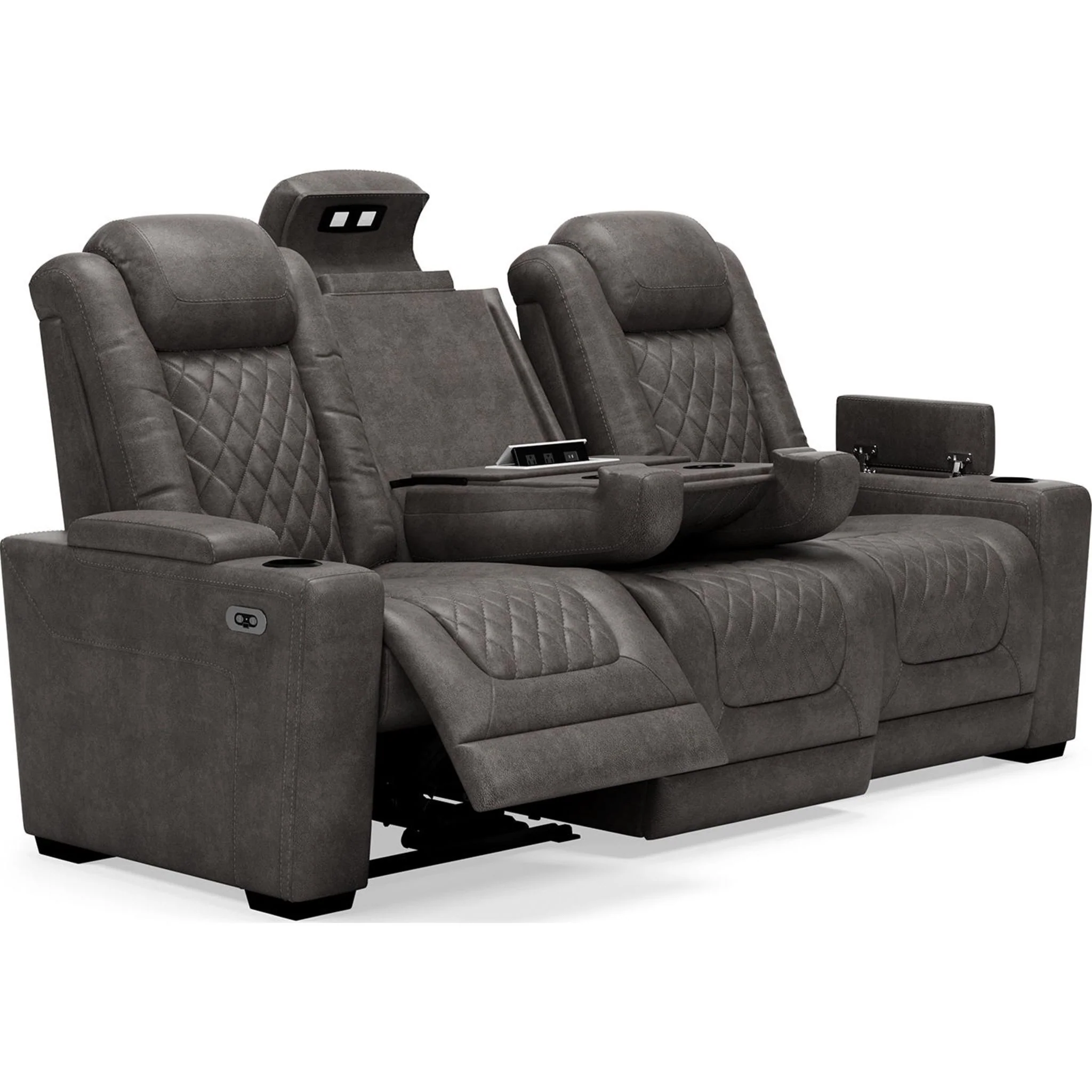 HyllMont Reclining Sofa with Power - Image 19