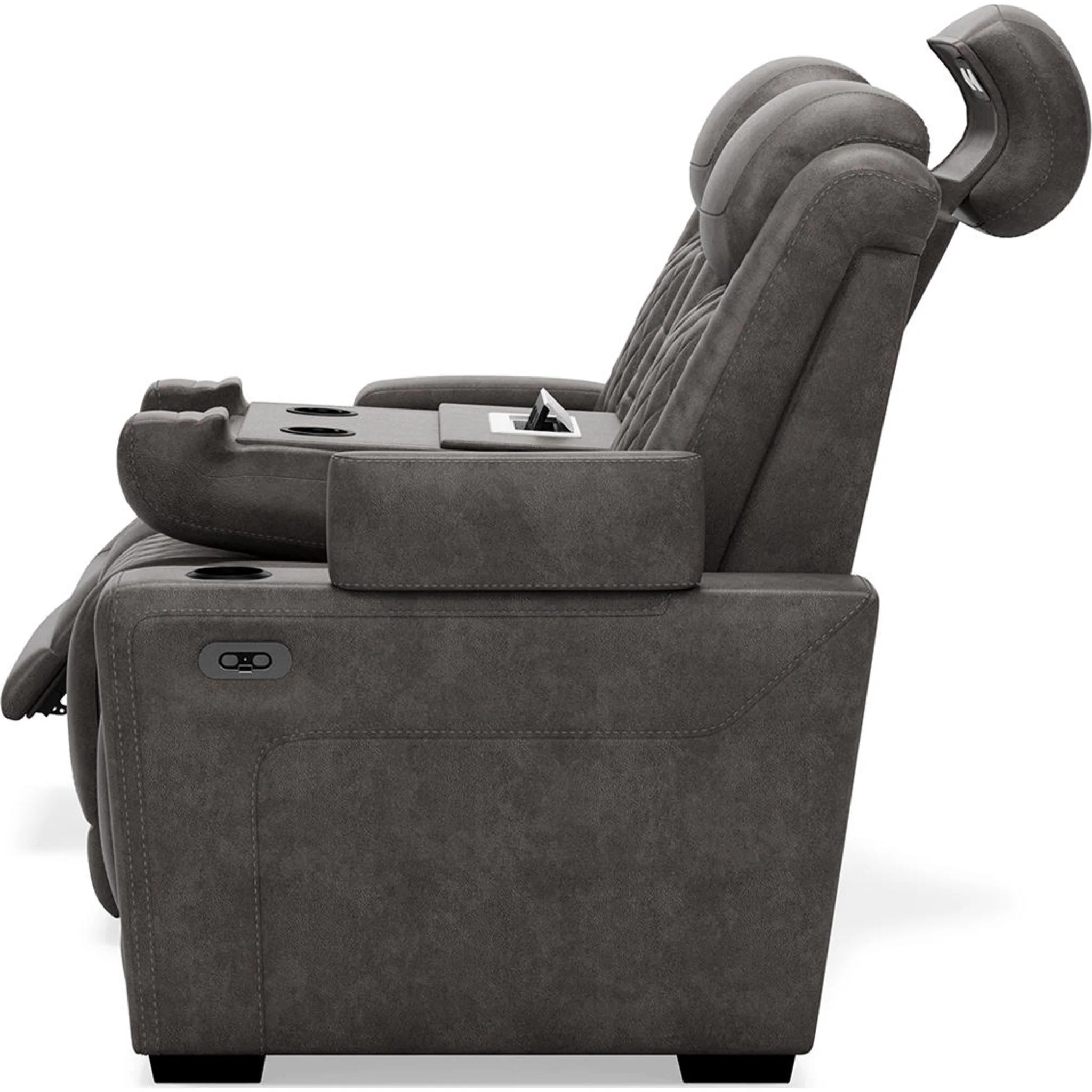 HyllMont Reclining Sofa with Power - Image 26