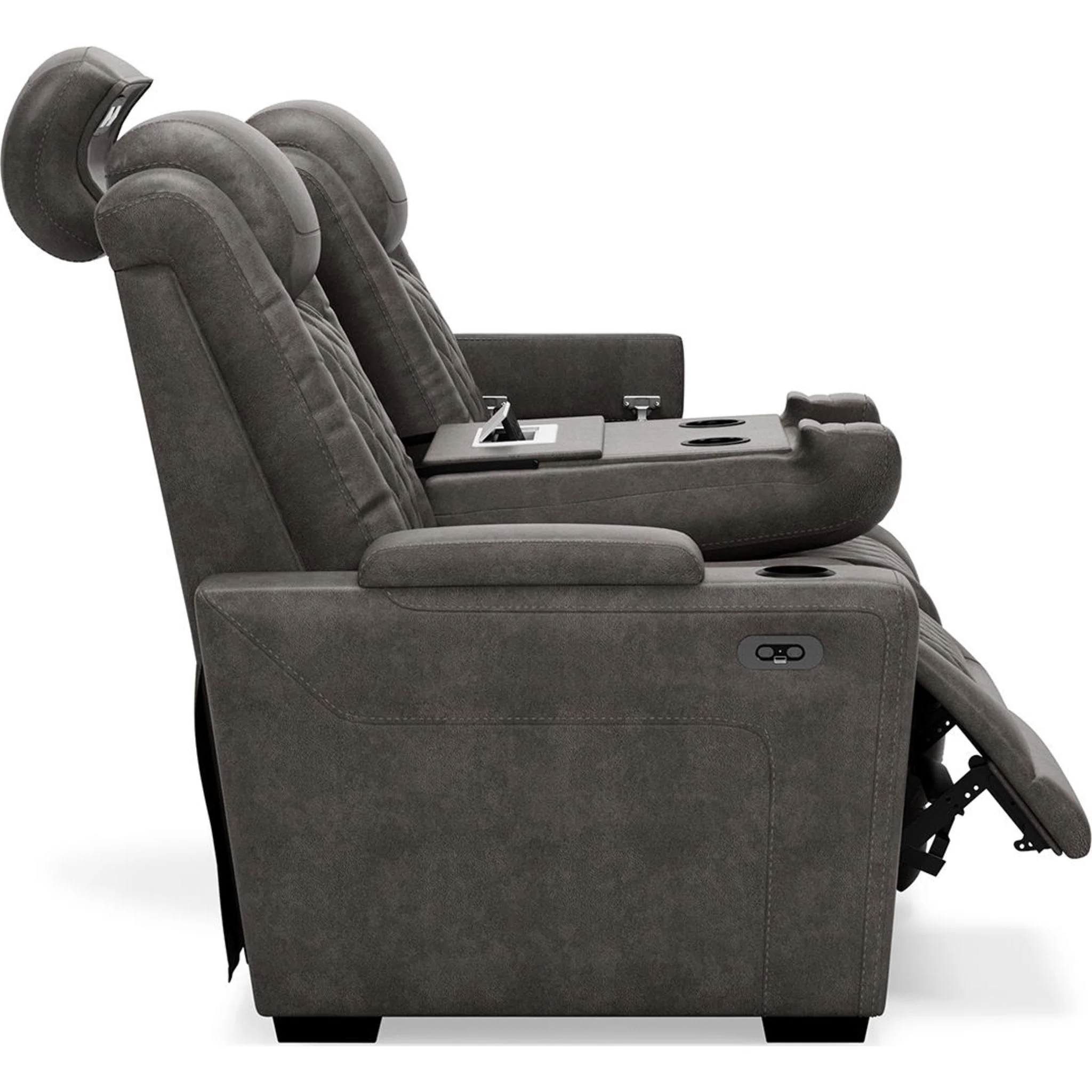 HyllMont Reclining Sofa with Power - Image 28