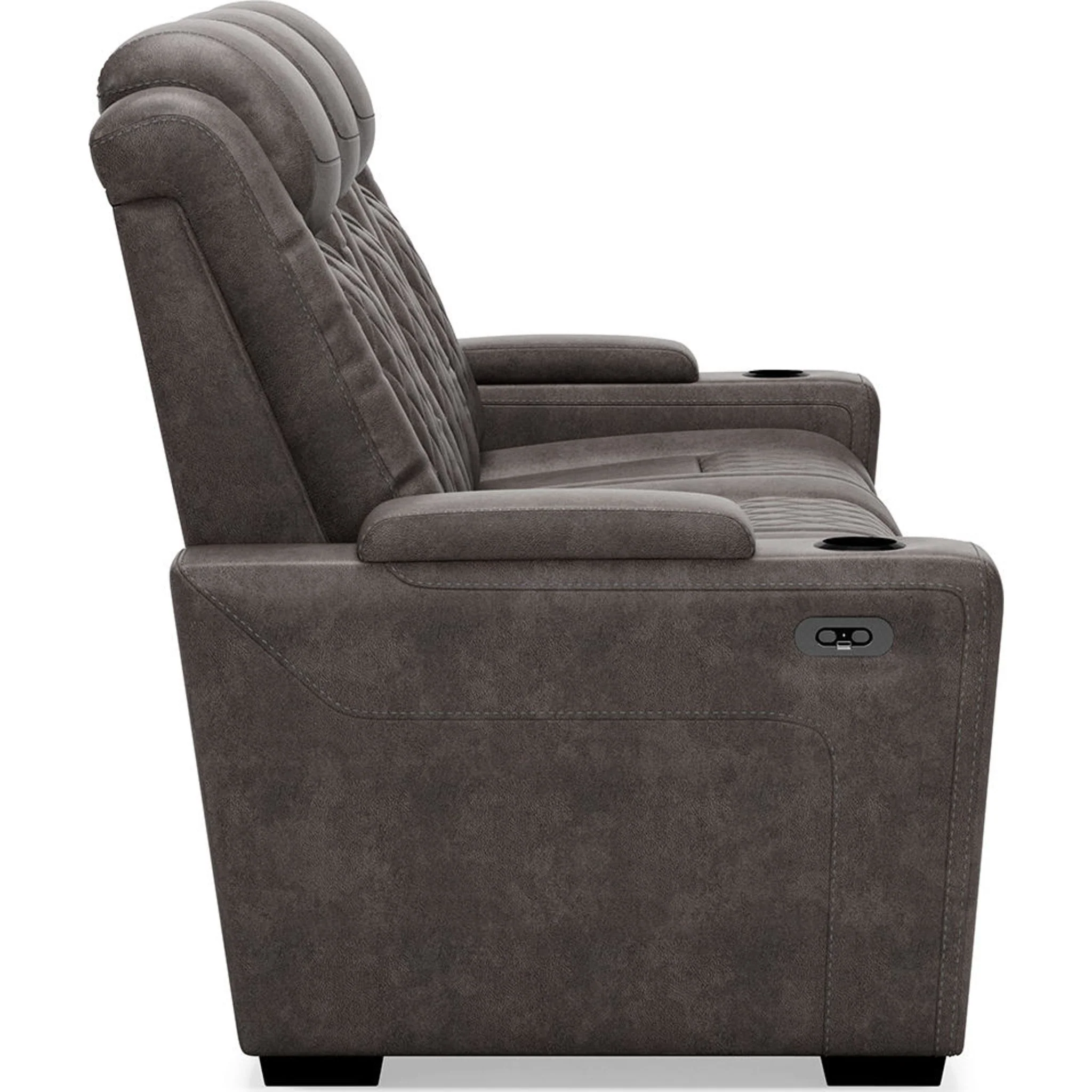 HyllMont Reclining Sofa with Power - Image 29