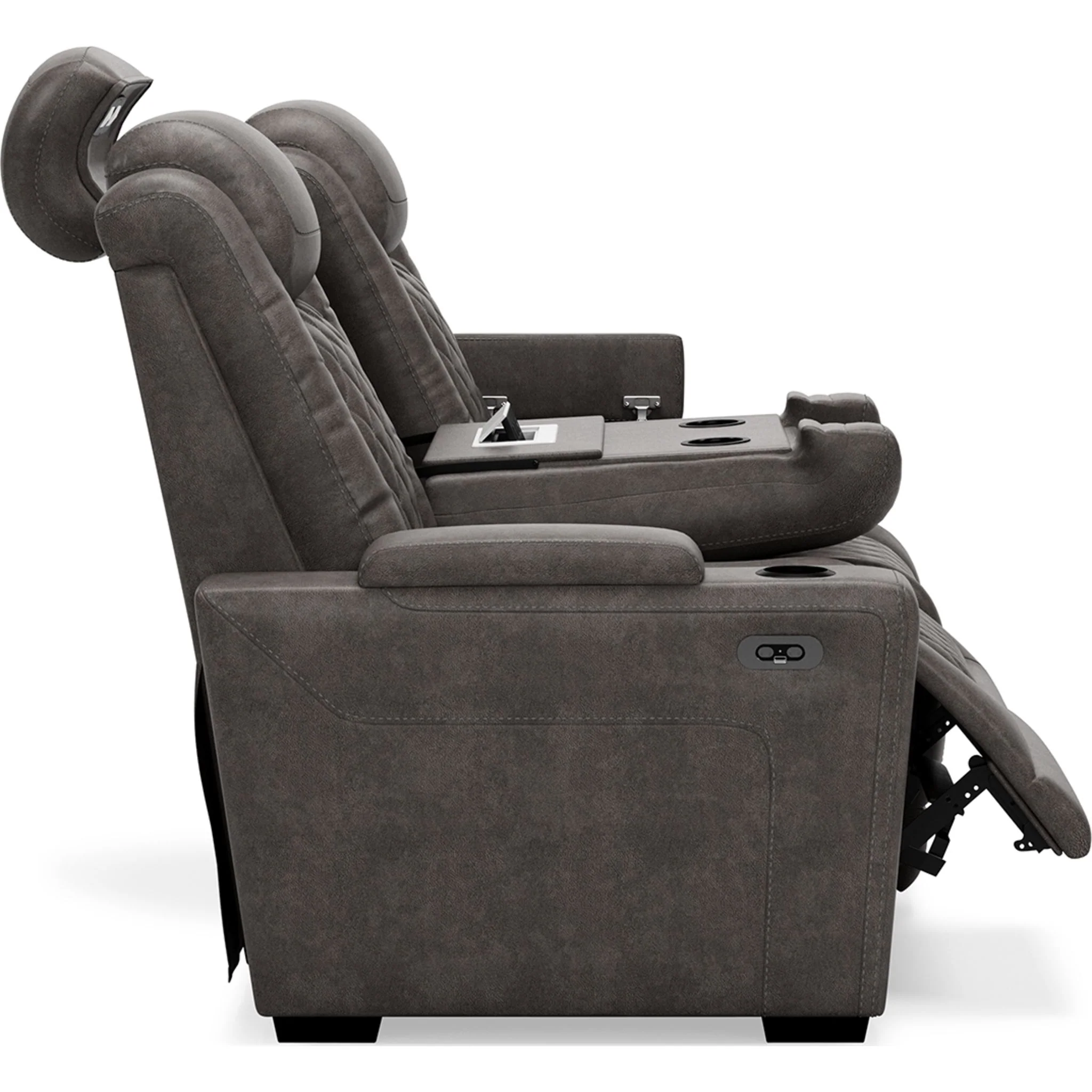 HyllMont Reclining Sofa with Power - Image 9