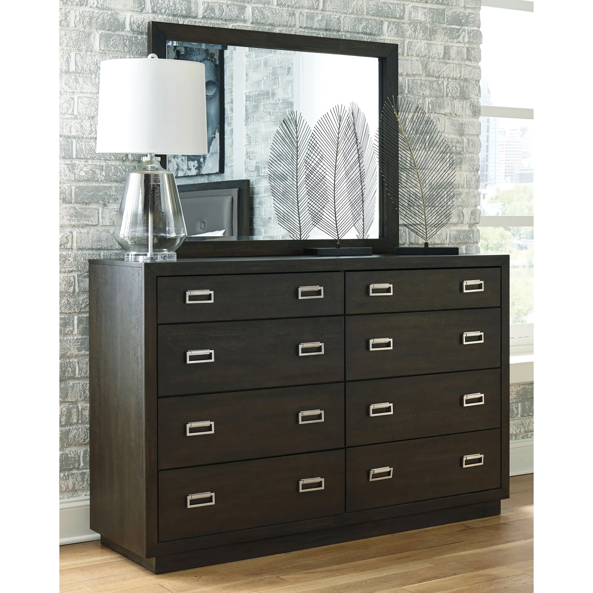 Hyndell Dresser and Mirror - Image 2