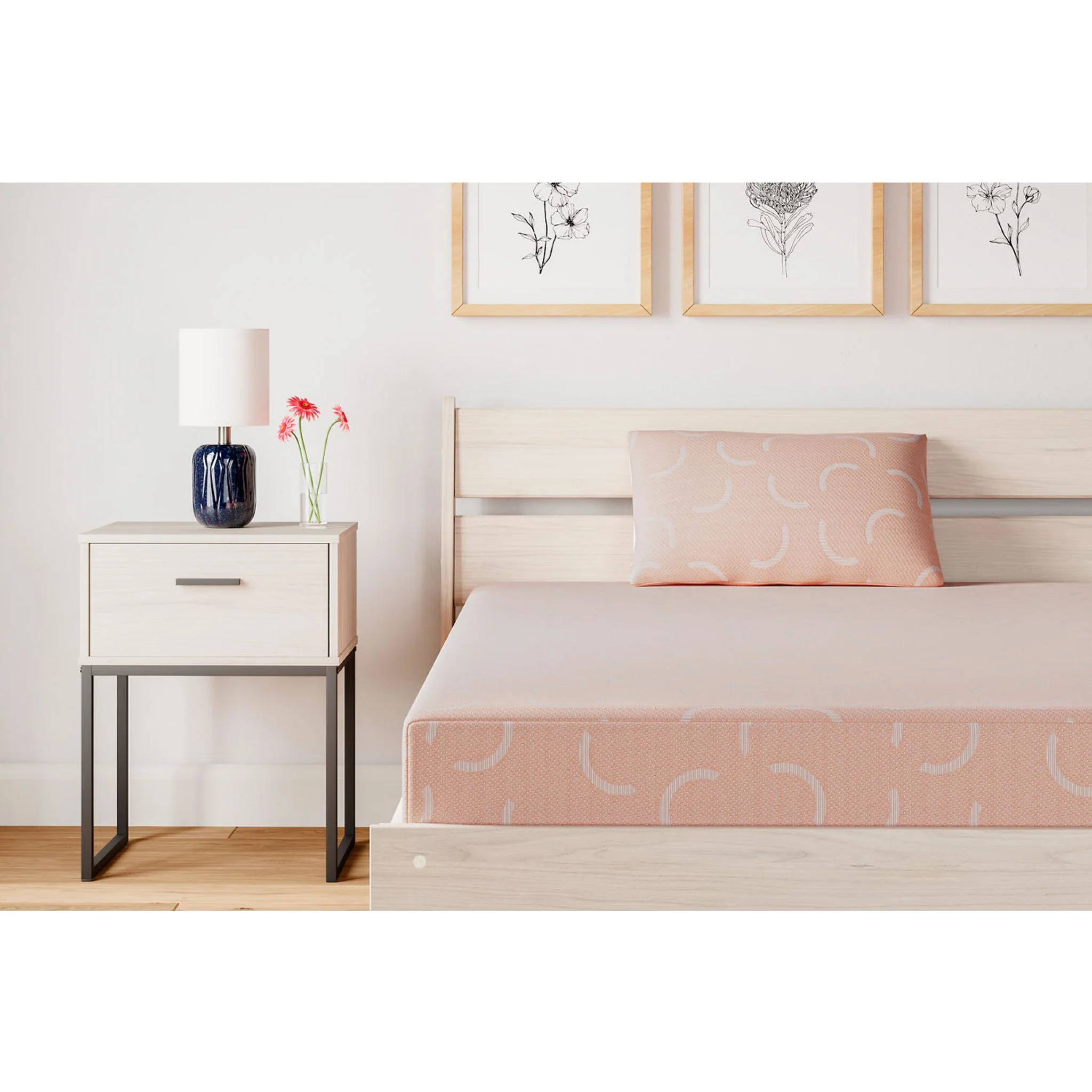 iKidz Coral Twin Mattress and Pillow 2/CN - Image 3