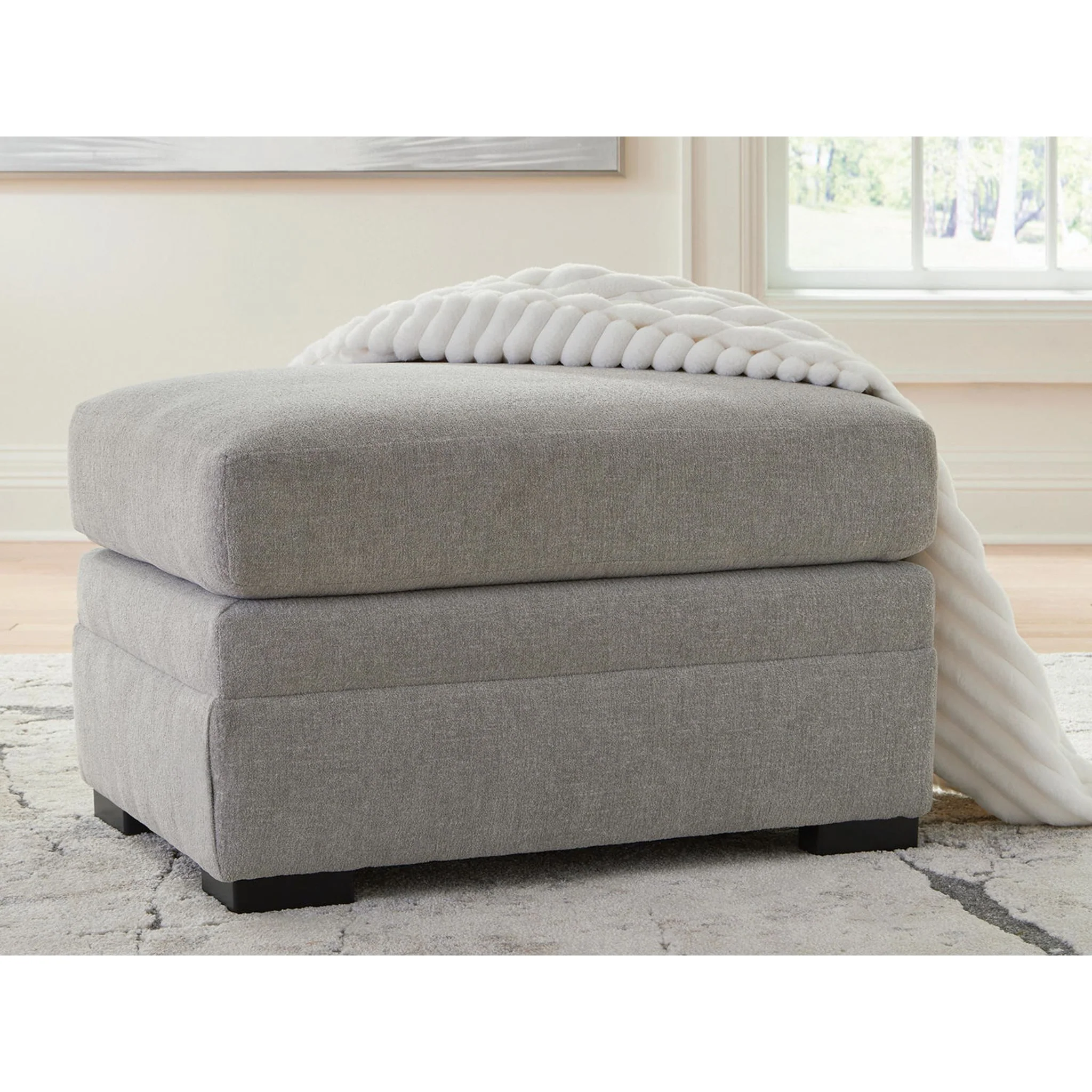 Ivory Brook-Exclusive Ottoman - Image 2