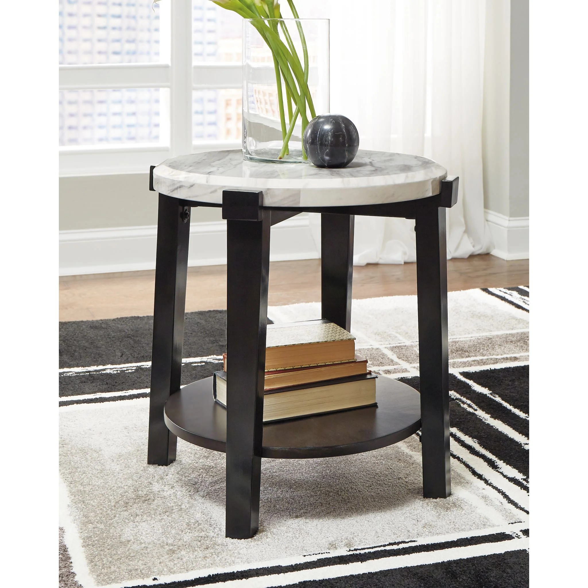 Janilly Round End Table - Image 2